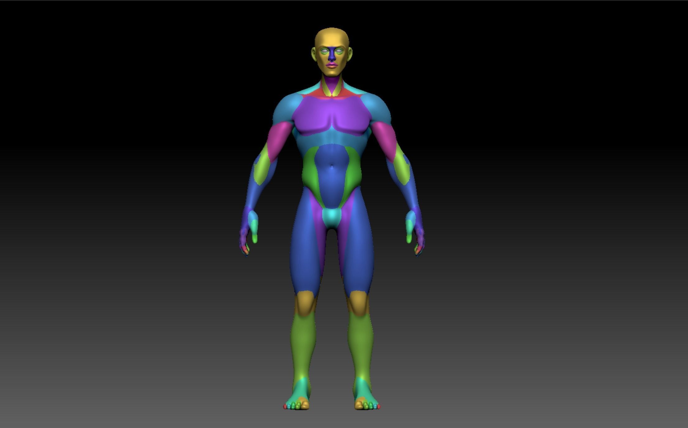 Man Model 3D model_14
