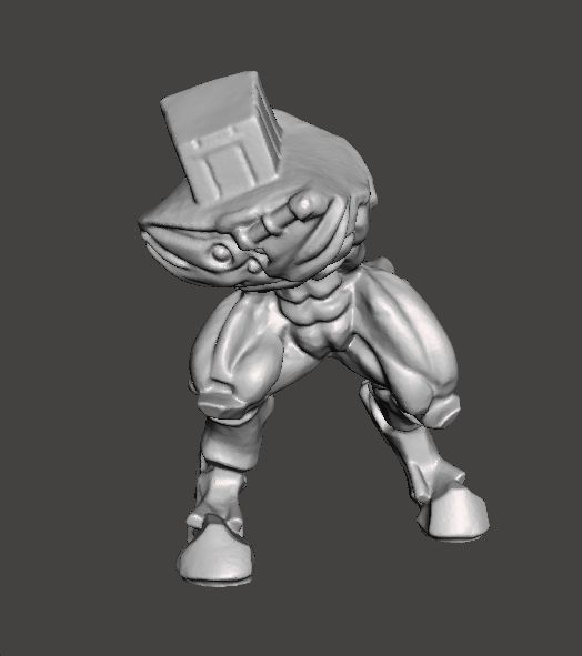 DOOM 3 CYBERDEMON MINIATURE FIGURE MODEL SCIFI GAMES RPG 3D print model_11