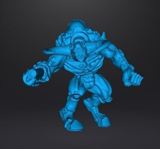 DOOM 3 CYBERDEMON MINIATURE FIGURE MODEL SCIFI GAMES RPG 3D print model_12