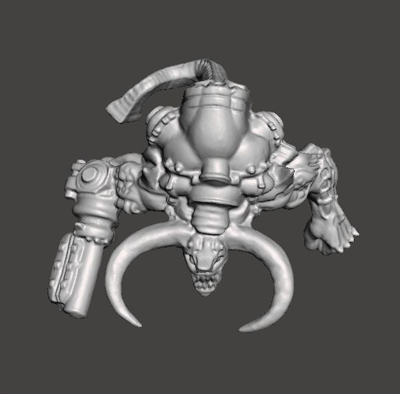 DOOM 3 CYBERDEMON MINIATURE FIGURE MODEL SCIFI GAMES RPG 3D print model_6