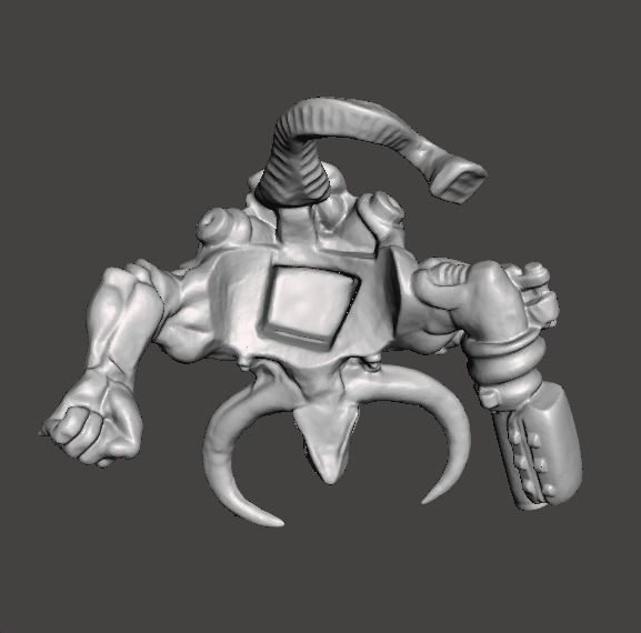 DOOM 3 CYBERDEMON MINIATURE FIGURE MODEL SCIFI GAMES RPG 3D print model_5