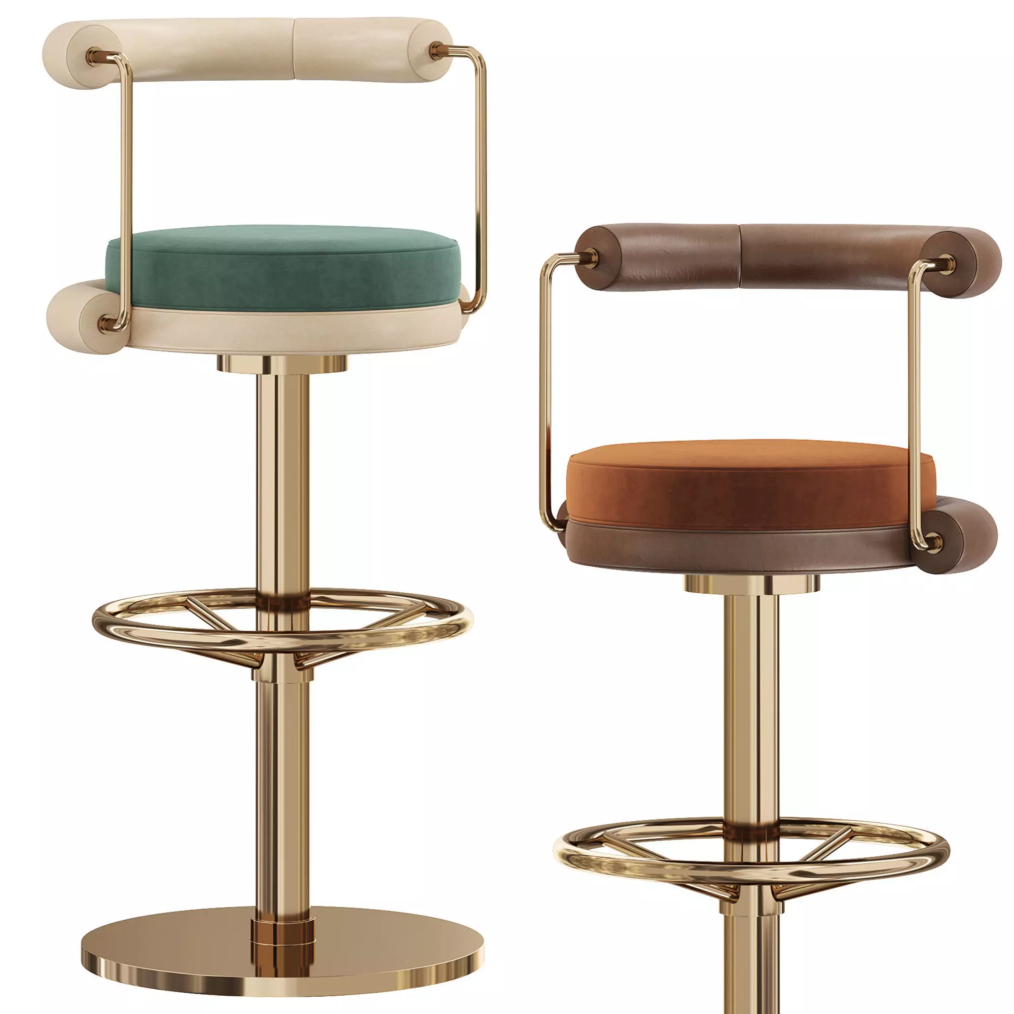 Bar Chair Otis  3D model_0