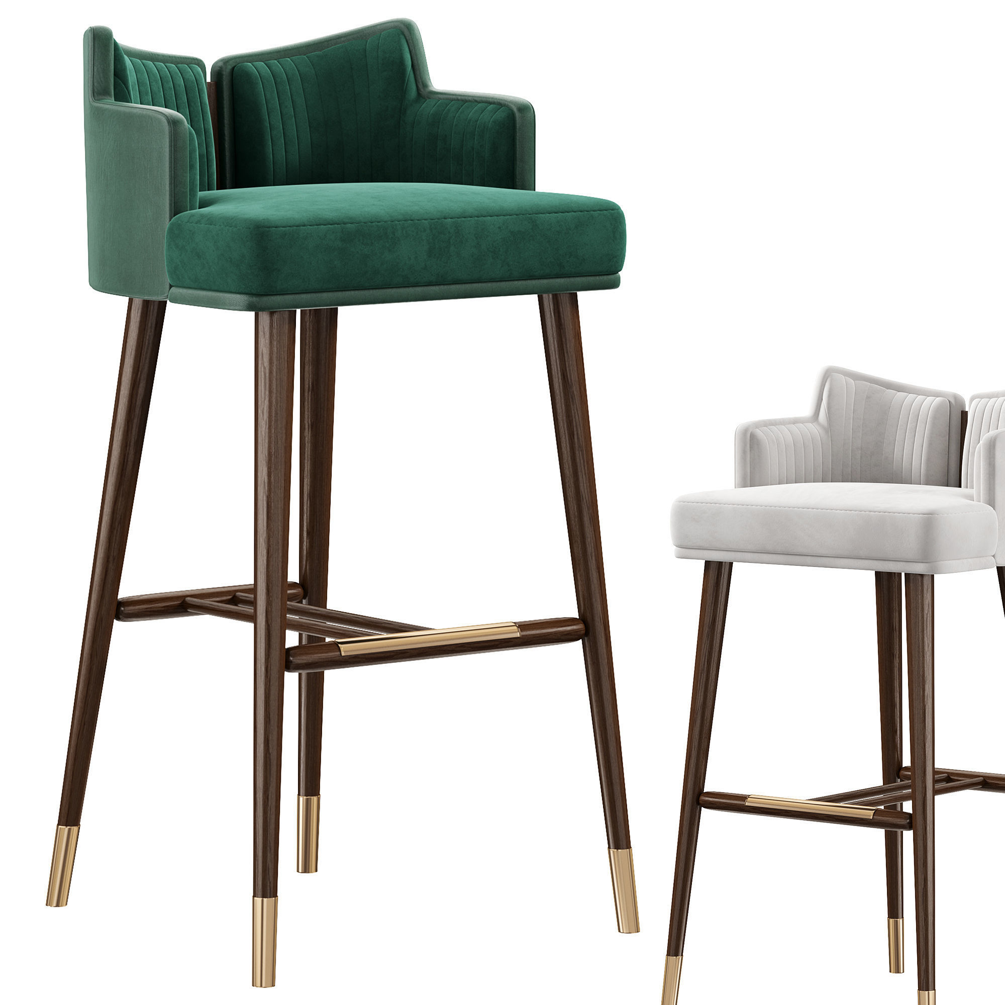 Bar Chair Ervin  3D model_1