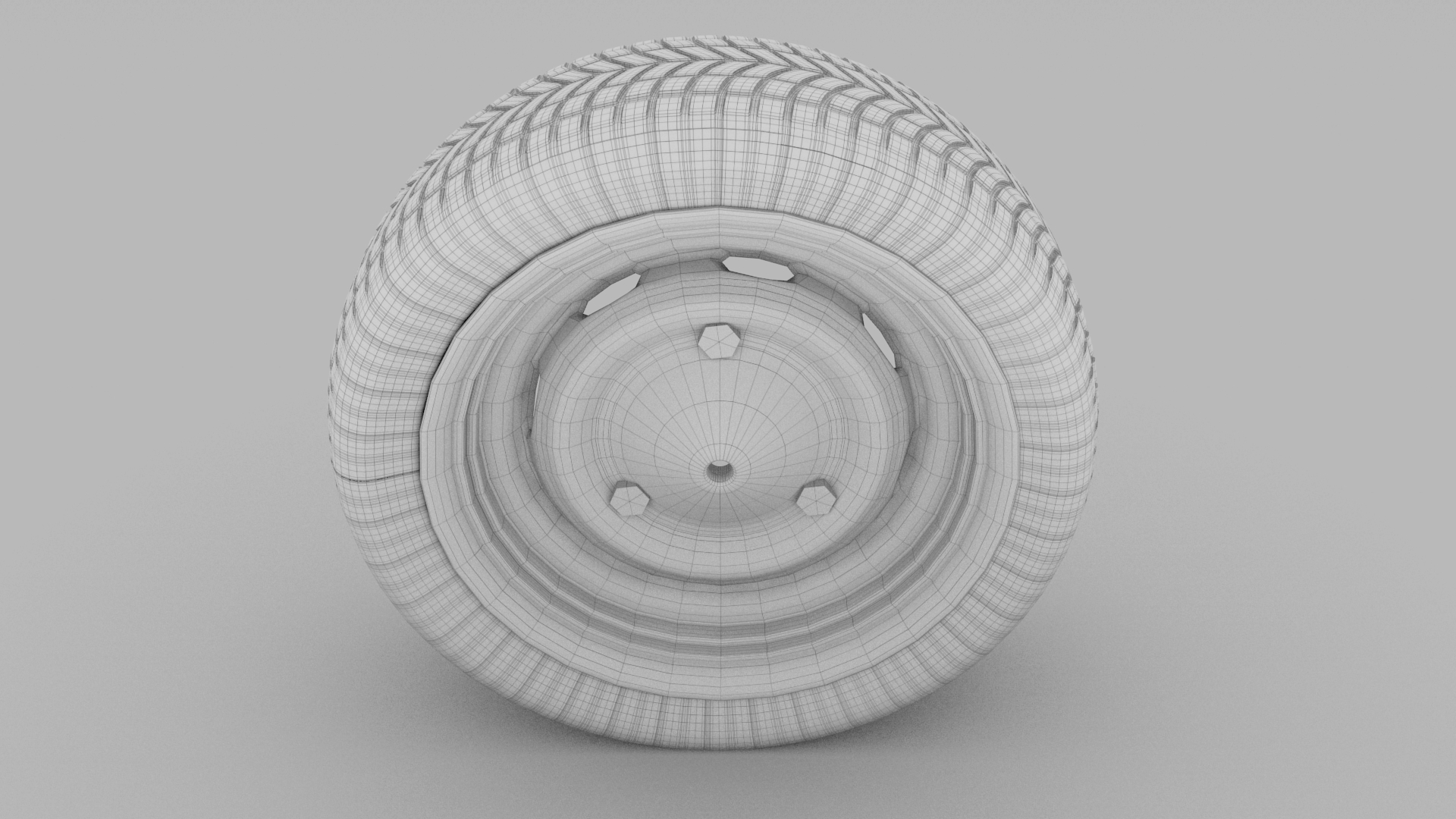 Dacia Wheel 3D model_5