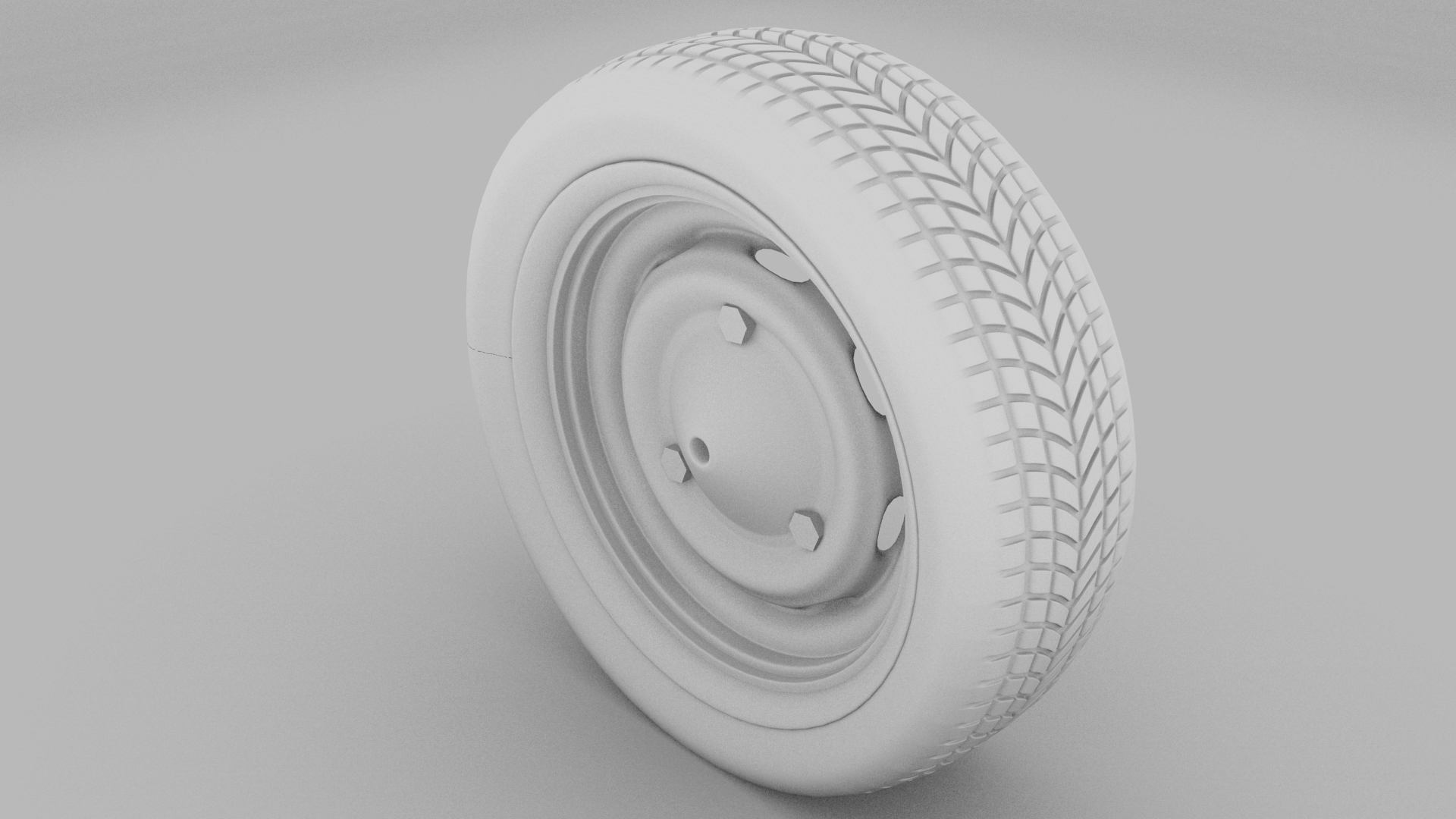 Dacia Wheel 3D model_3