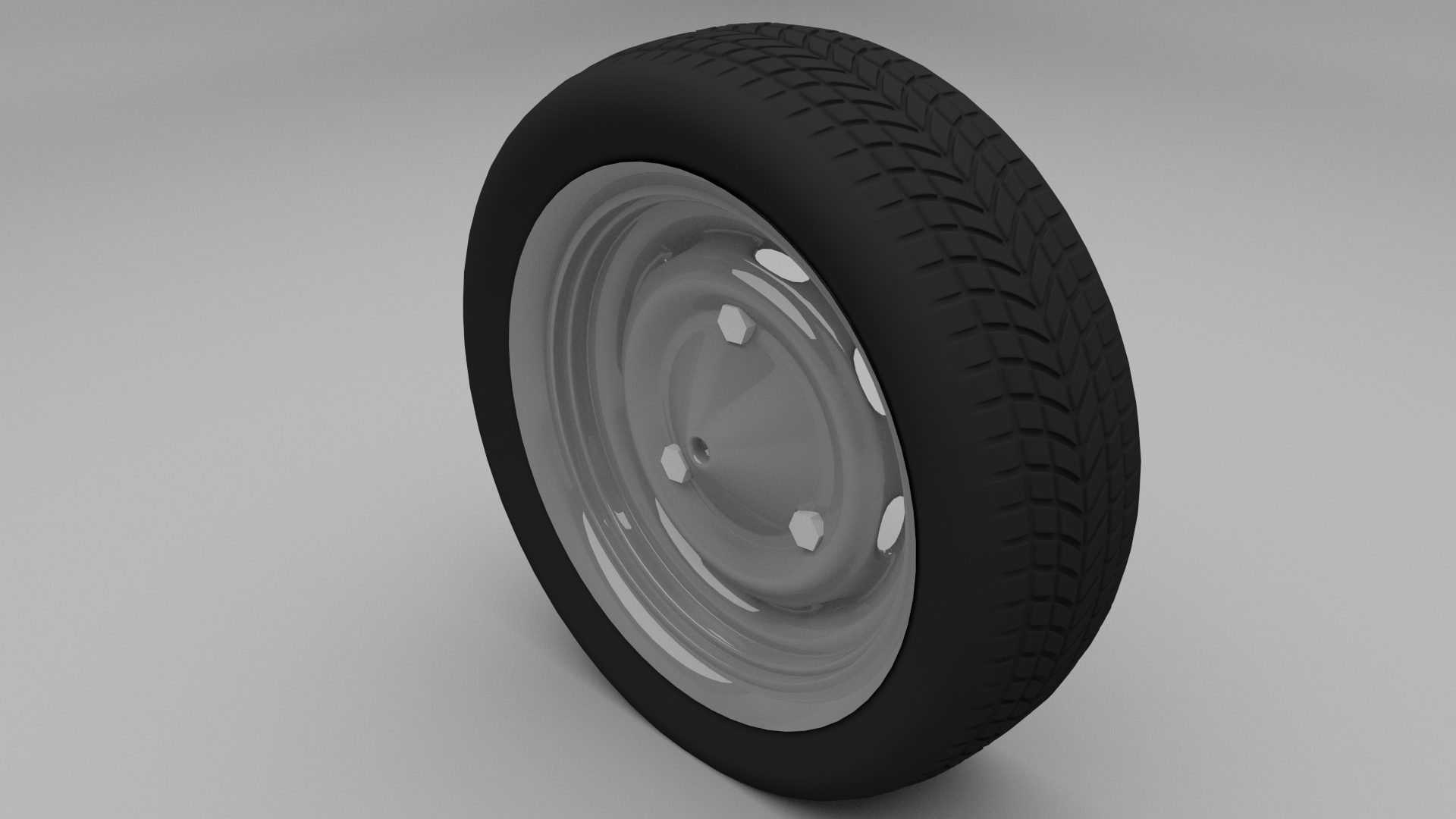 Dacia Wheel 3D model_1