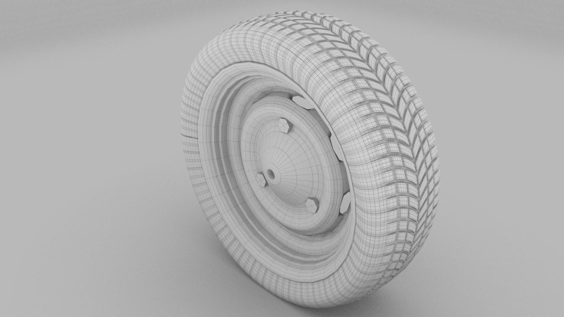 Dacia Wheel 3D model_4