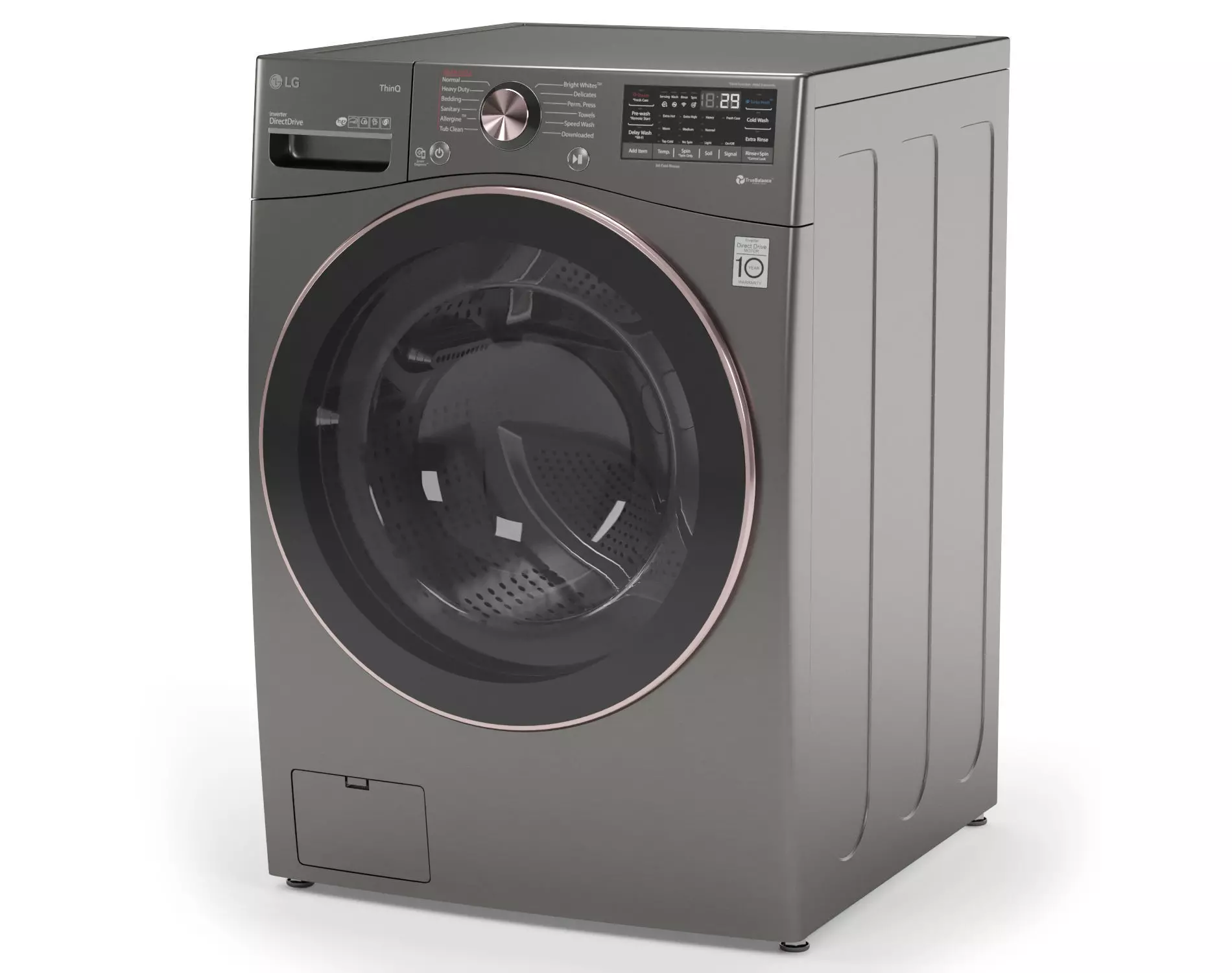 LG Washing machine WM4000HBA 3D model