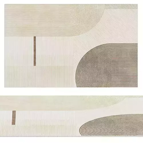 Abstract Contemporary Modern Rug