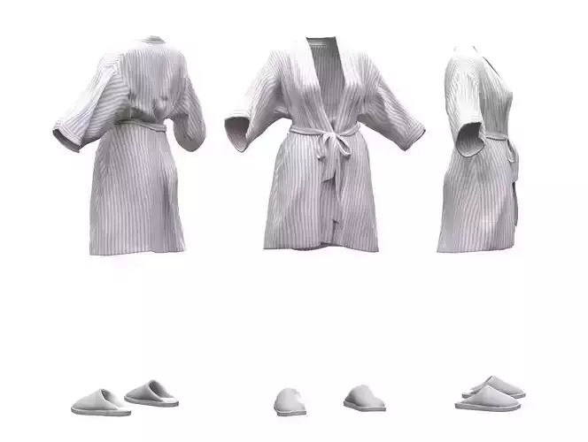 Female Bathrobe Outfit