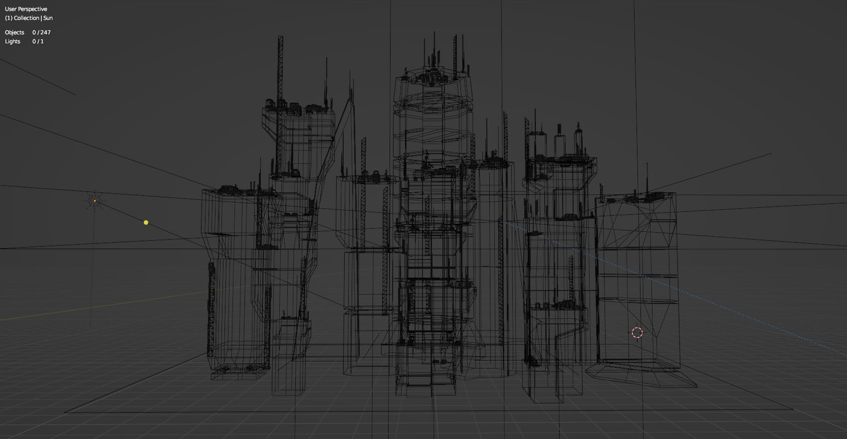 Alien Planet Sci-Fi Fantasy City 3D model_18