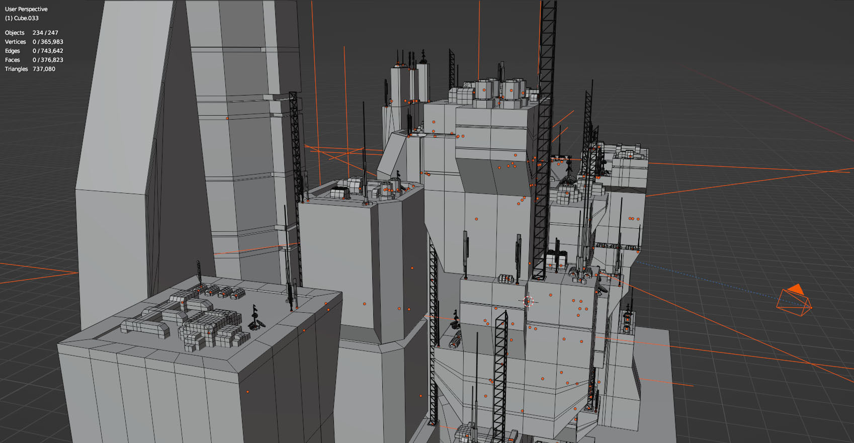 Alien Planet Sci-Fi Fantasy City 3D model_15