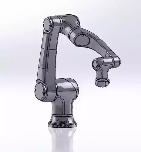 Elfin 10 6 DOF Cobot Low-poly 3D model