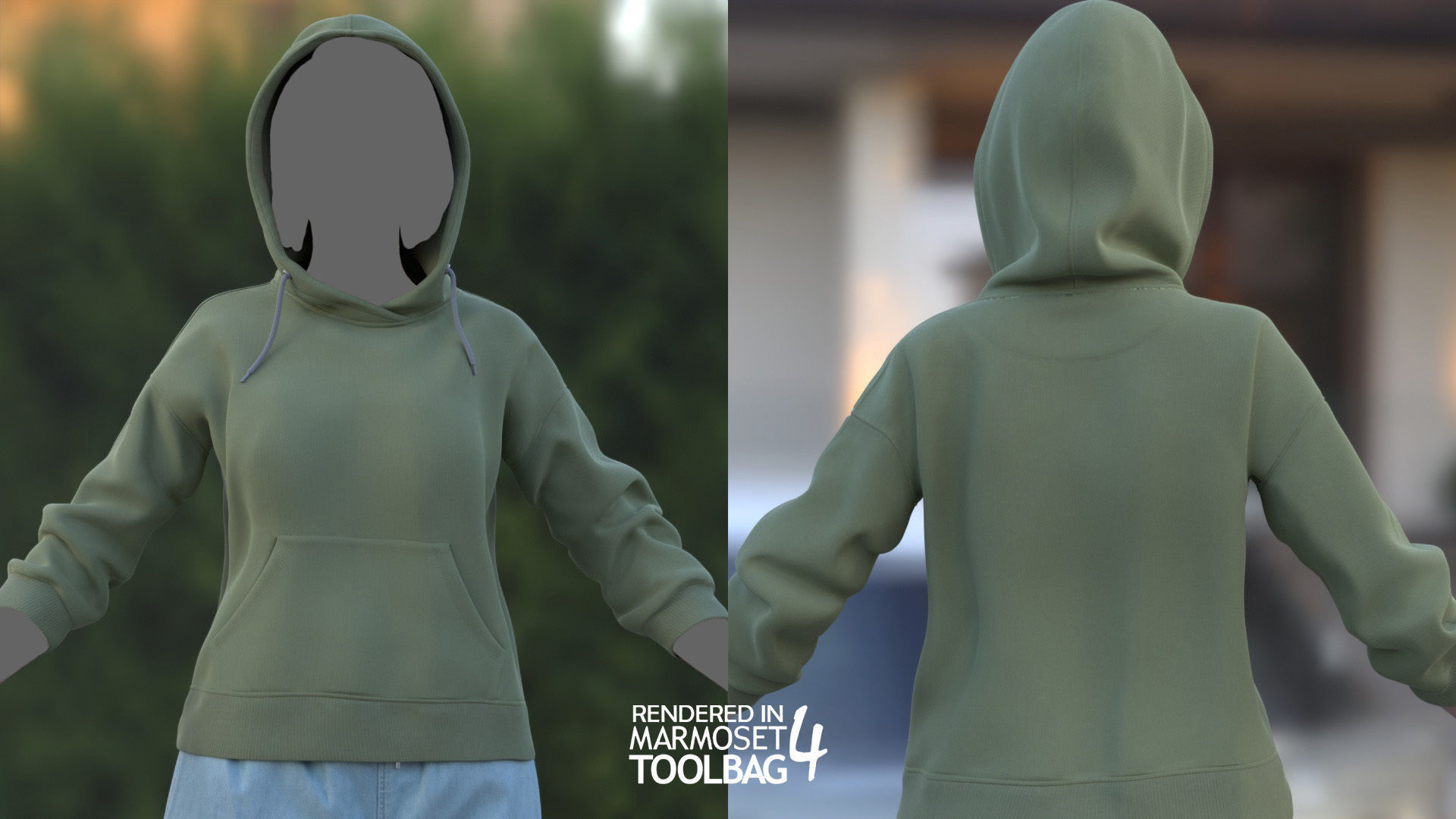 Female Casual Outfit 9 Low-poly 3D model_6