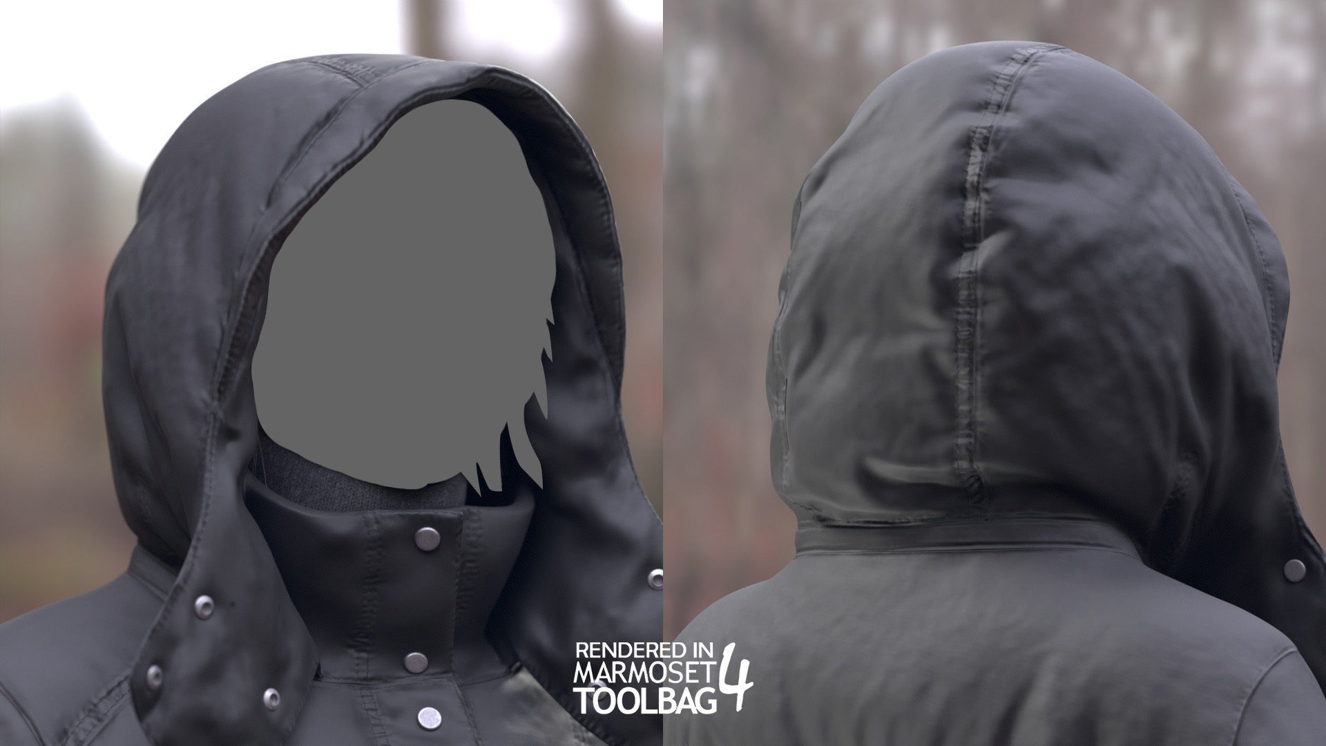 Female Winter Outfit 5 Low-poly 3D model_12