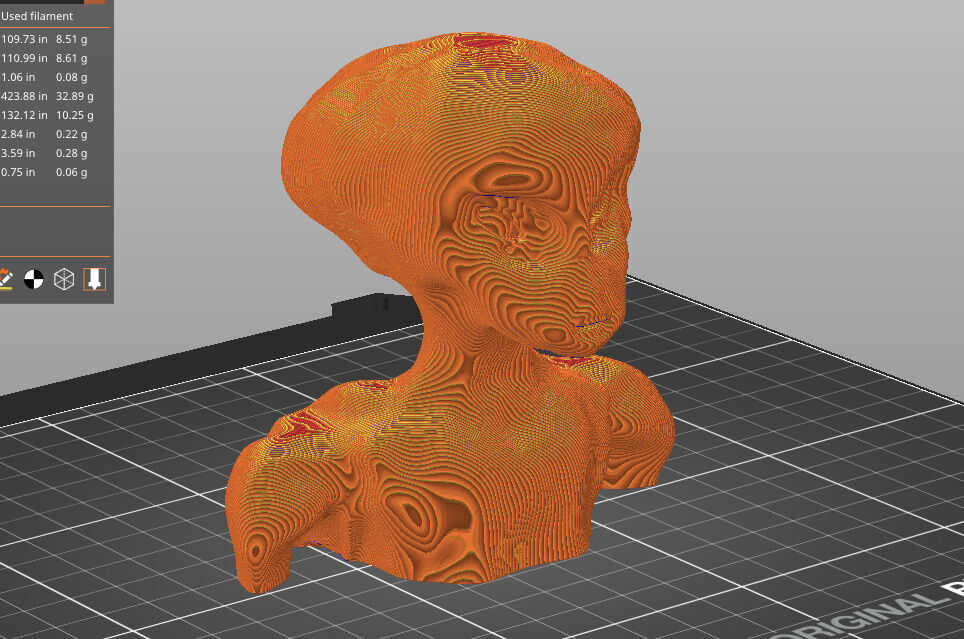 Luisa Tridactyl Reconstructed  3D print model_4