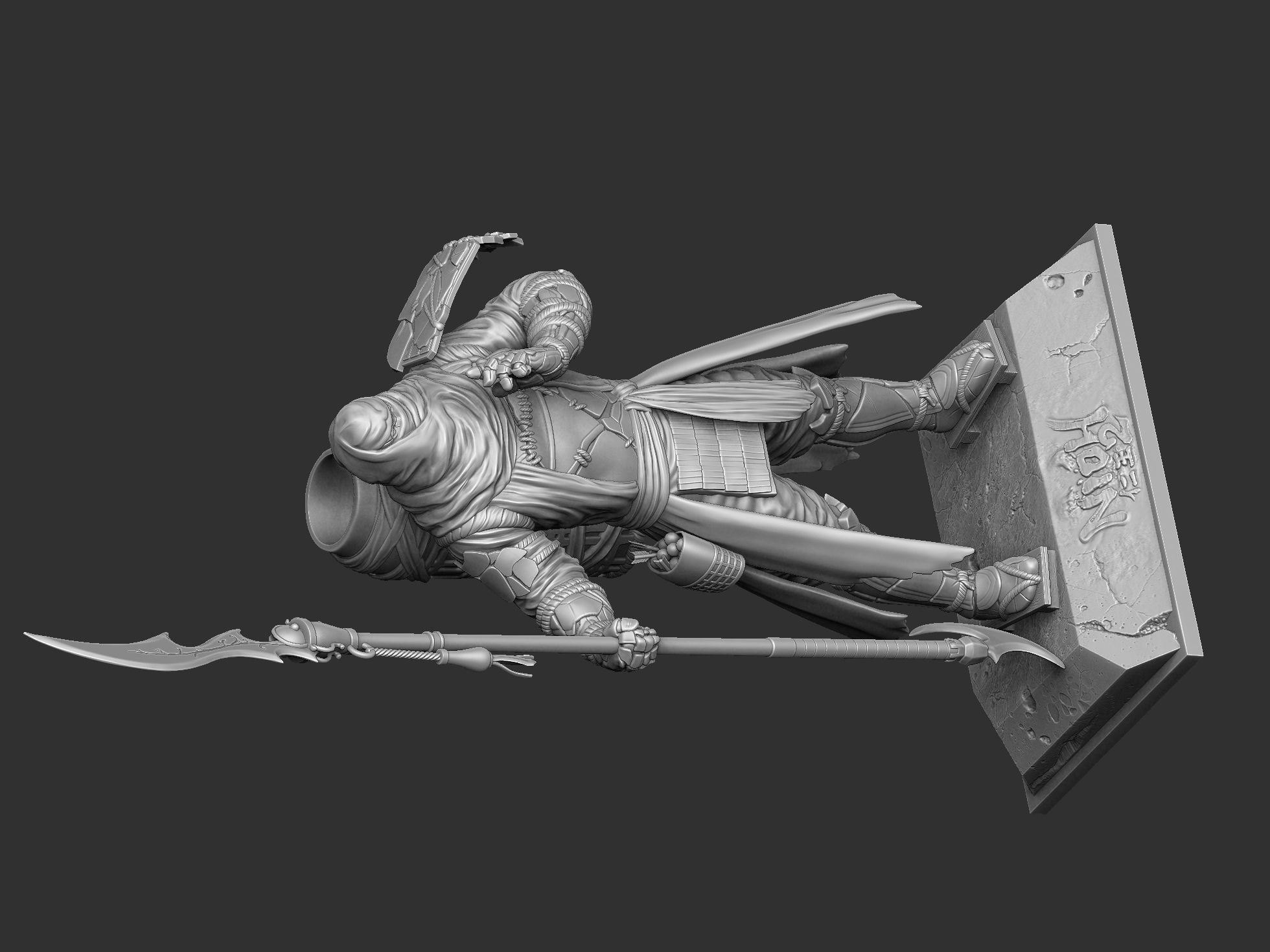 Benkei NIOH2 for 3d print assemble stl 3D print model_36