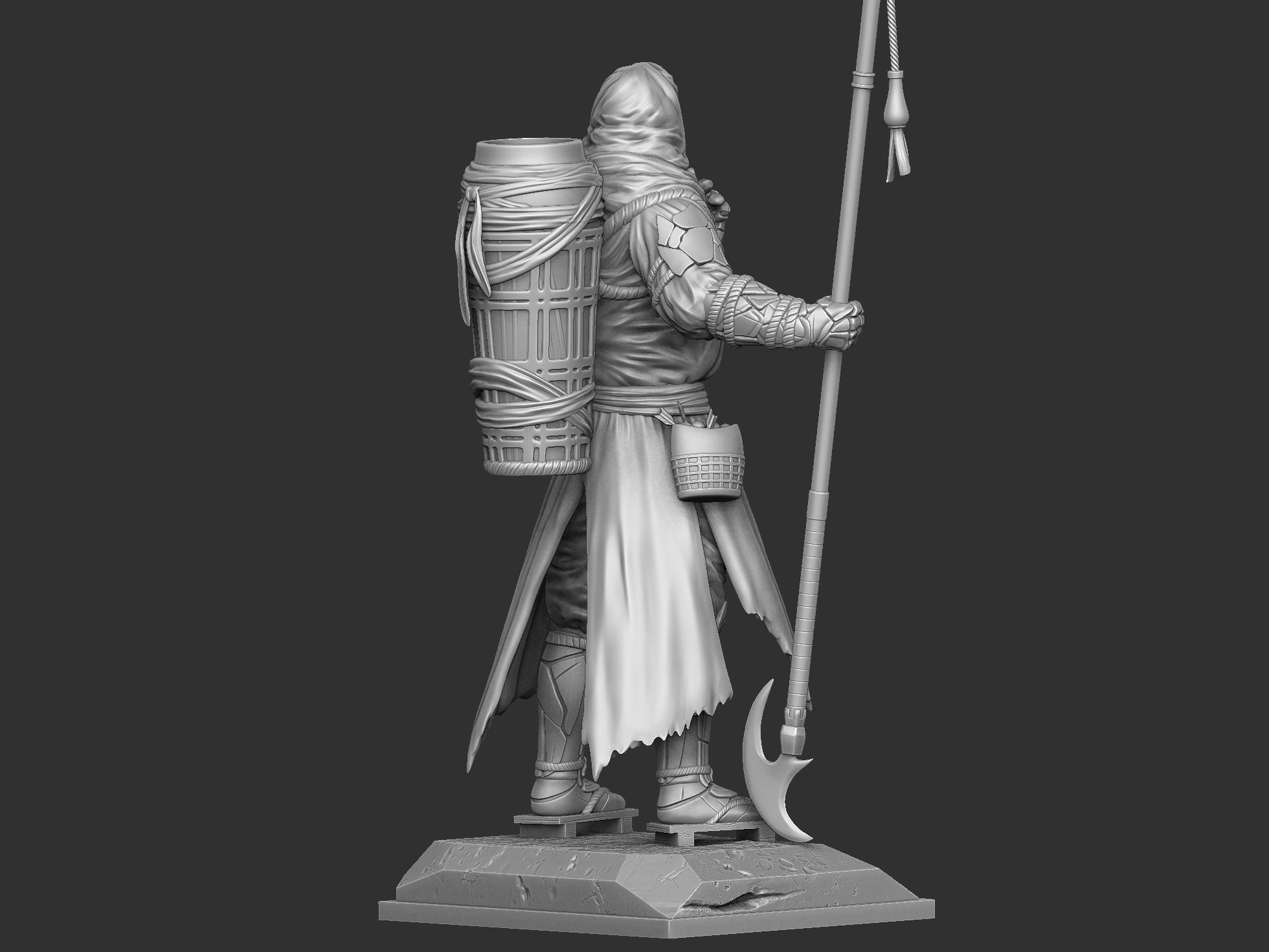 Benkei NIOH2 for 3d print assemble stl 3D print model_6
