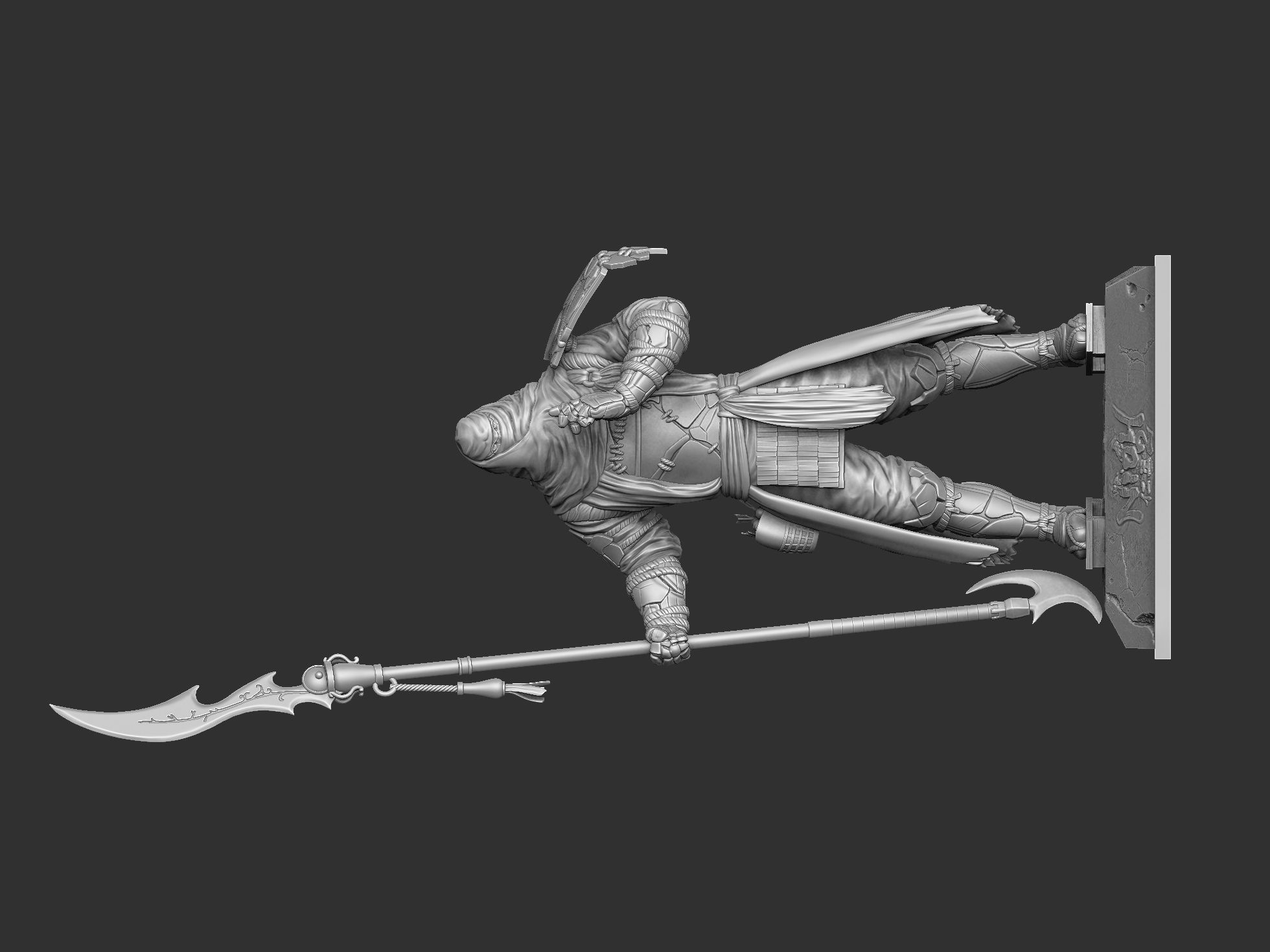 Benkei NIOH2 for 3d print assemble stl 3D print model_1