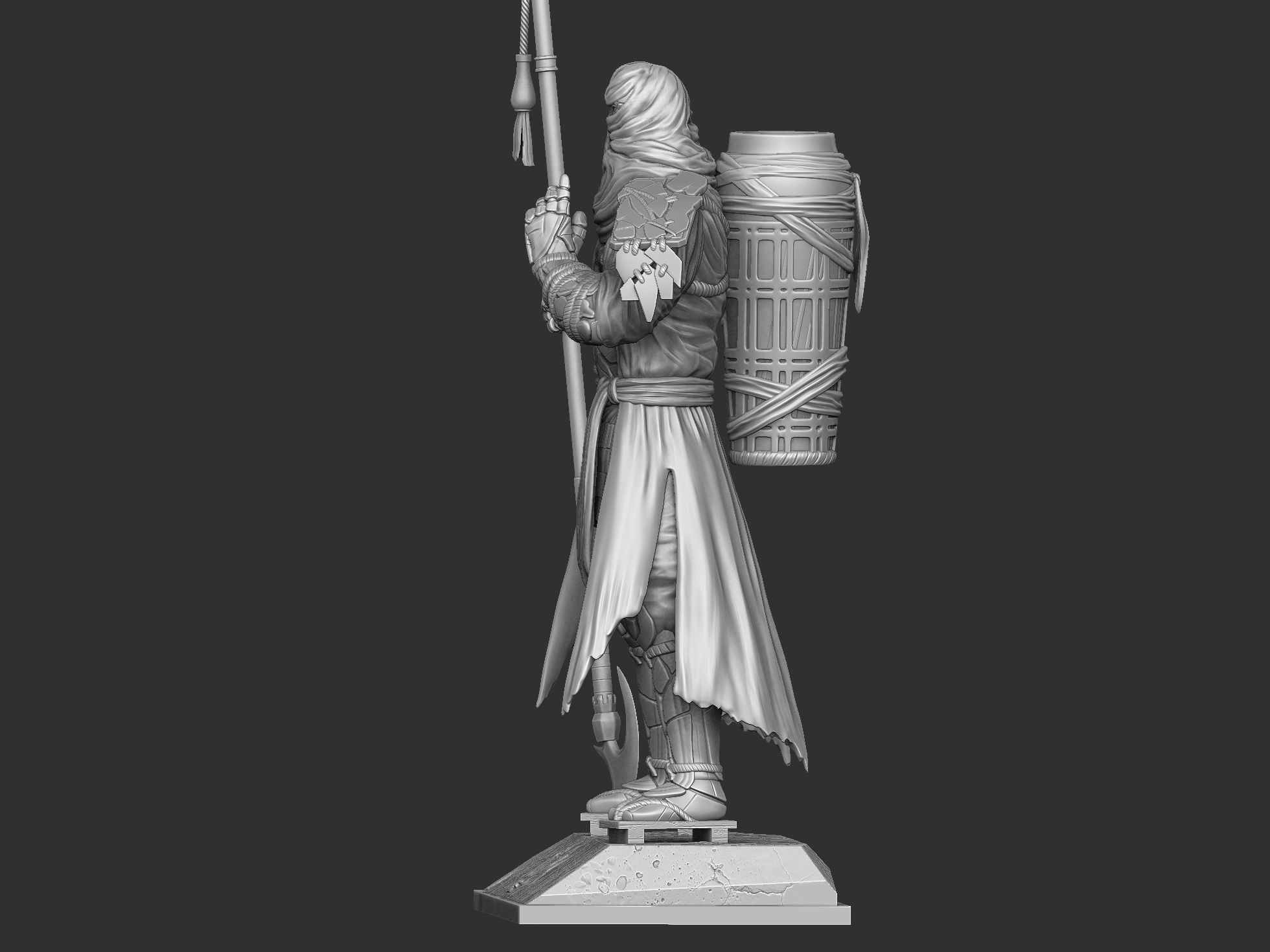 Benkei NIOH2 for 3d print assemble stl 3D print model_52