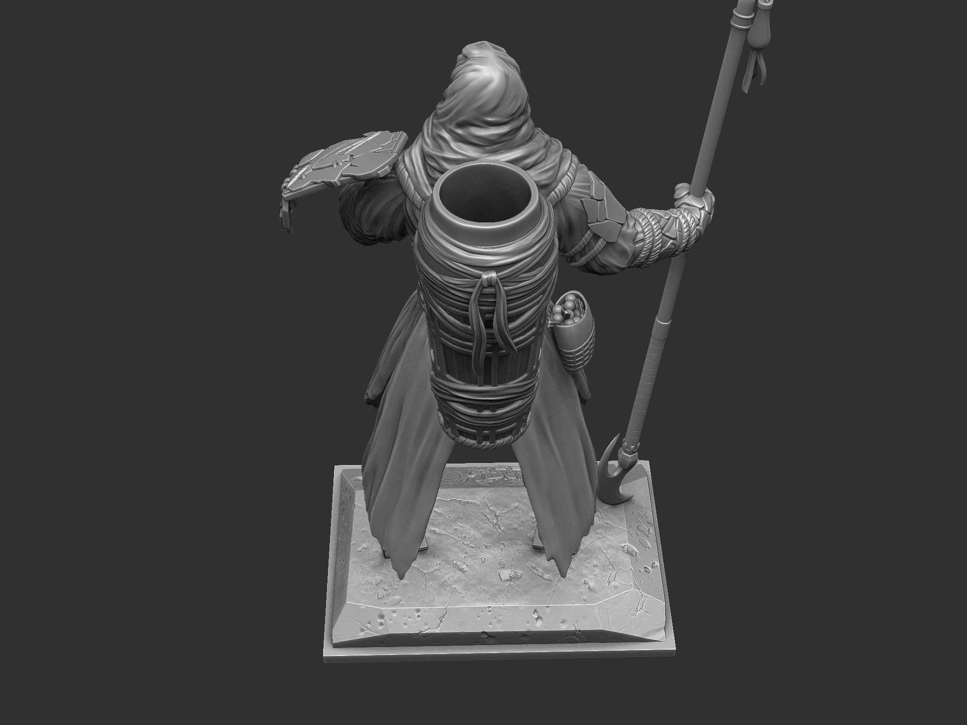 Benkei NIOH2 for 3d print assemble stl 3D print model_27
