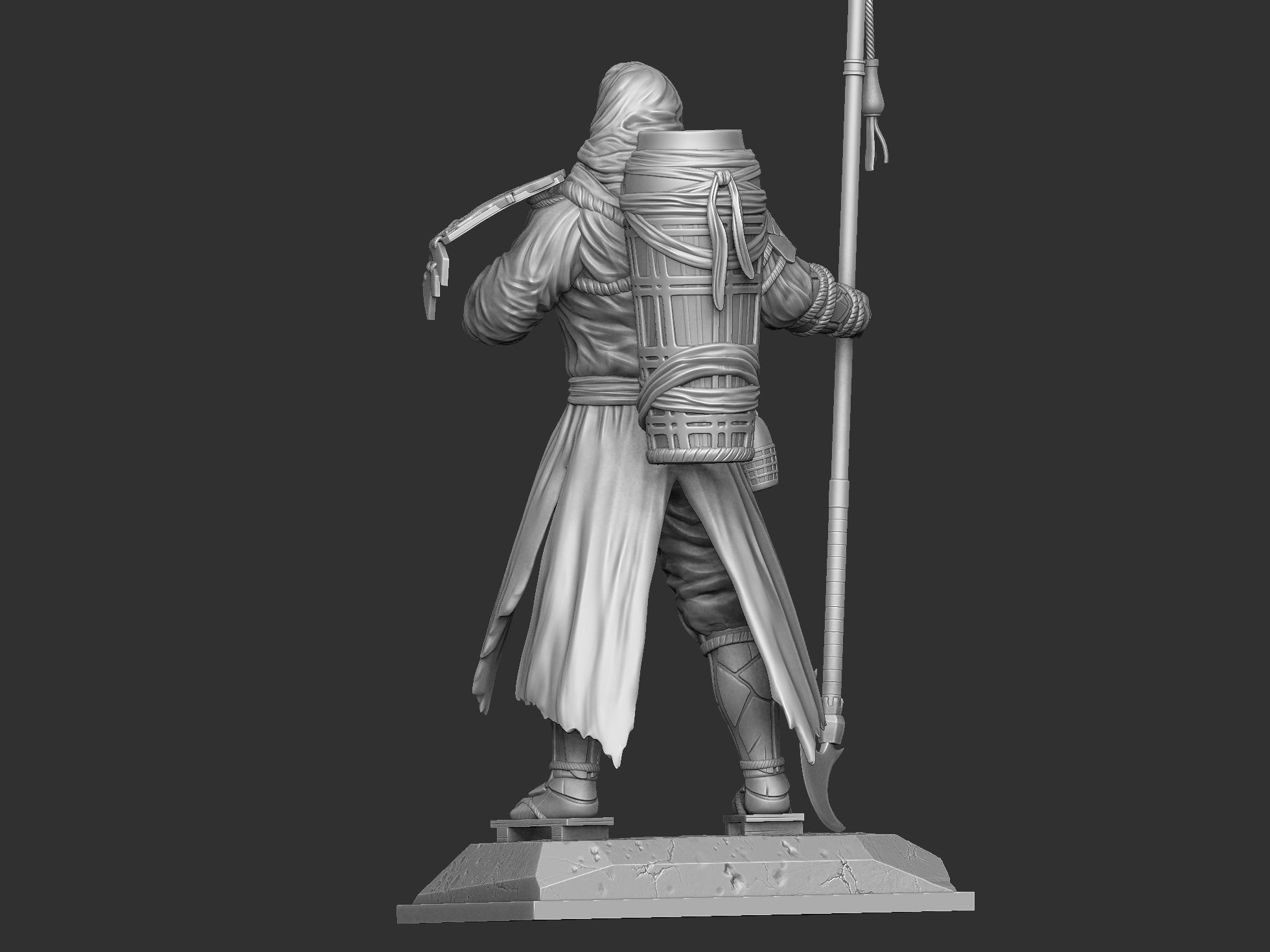 Benkei NIOH2 for 3d print assemble stl 3D print model_3