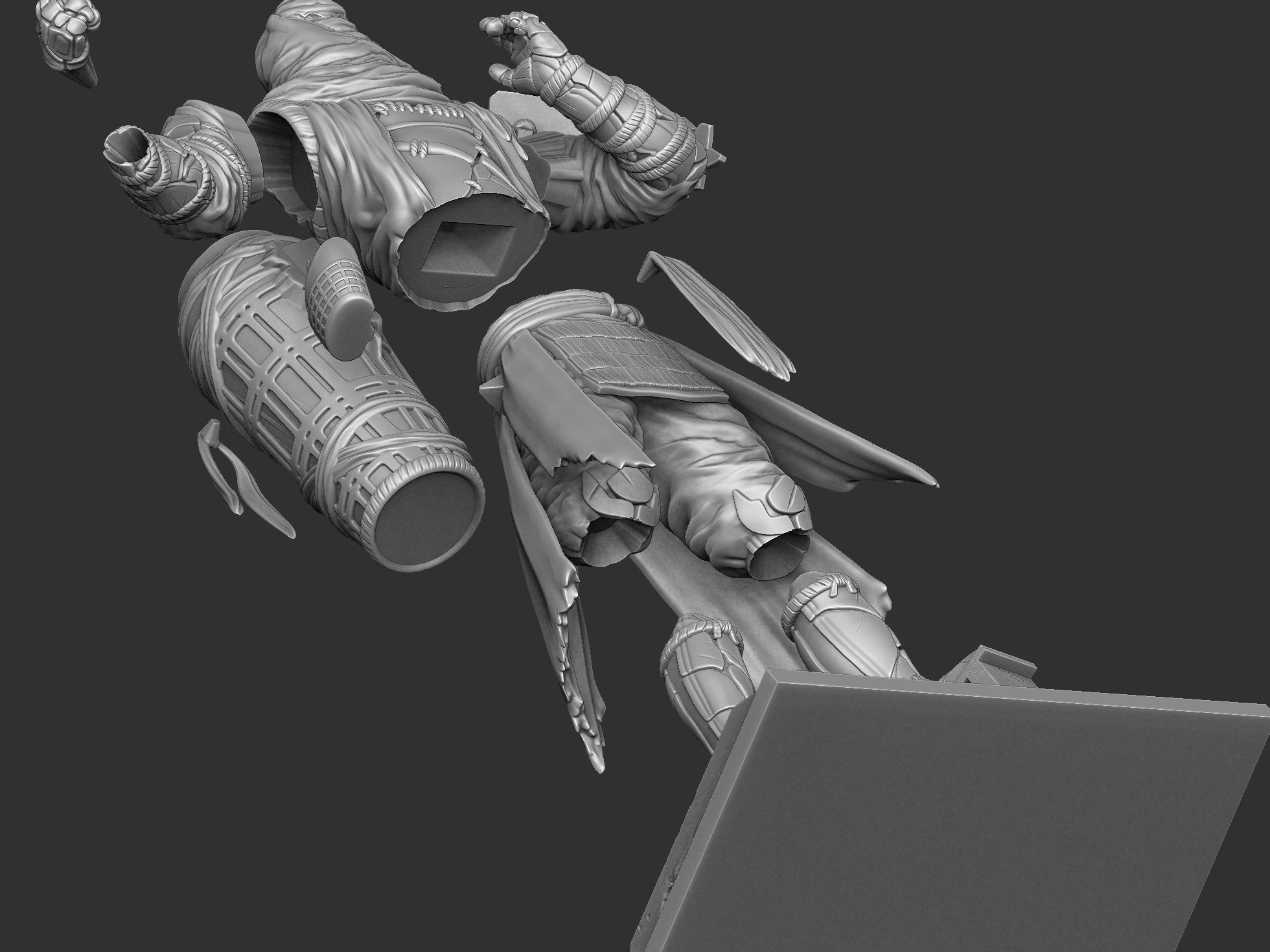 Benkei NIOH2 for 3d print assemble stl 3D print model_43