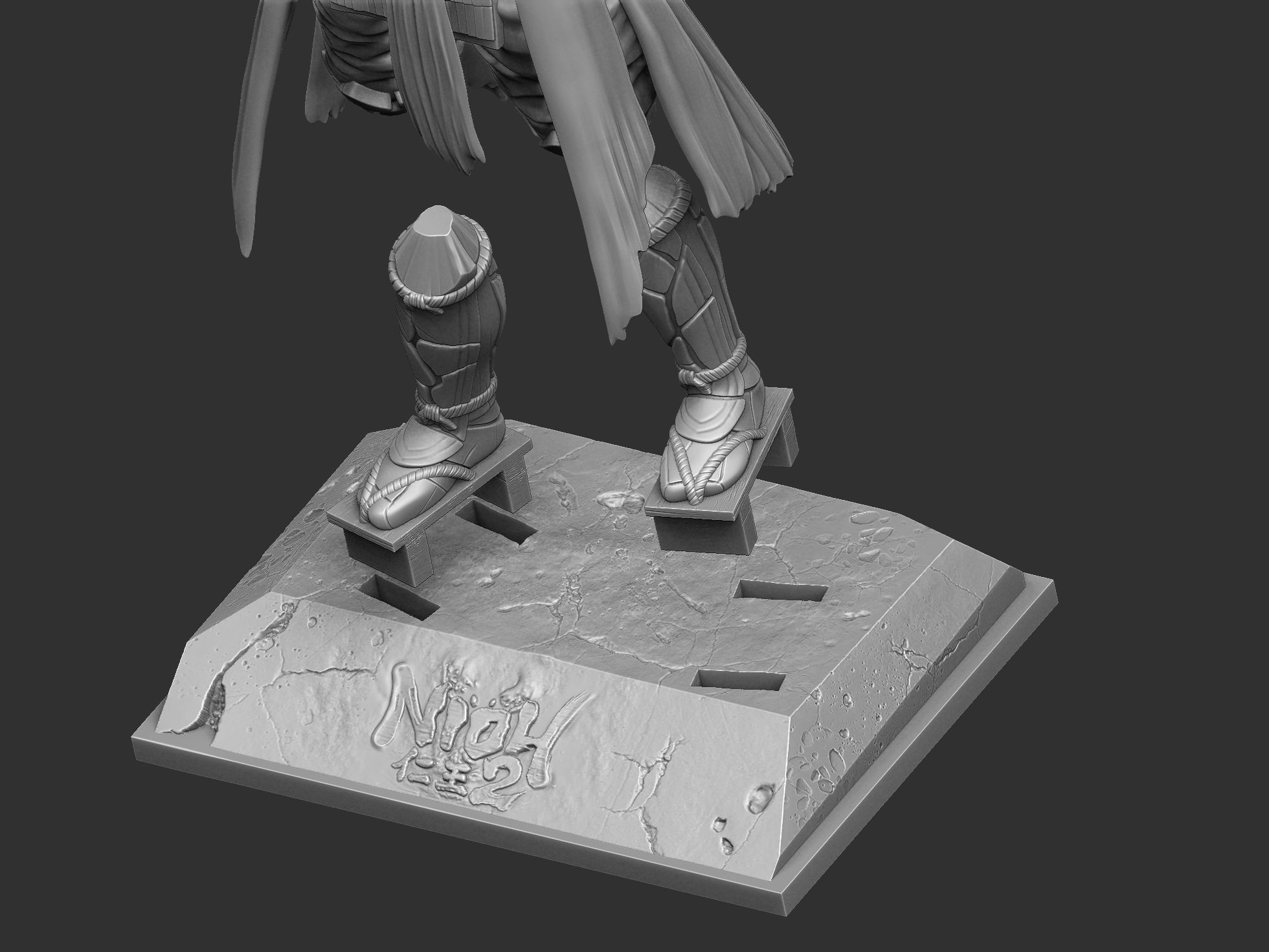 Benkei NIOH2 for 3d print assemble stl 3D print model_46