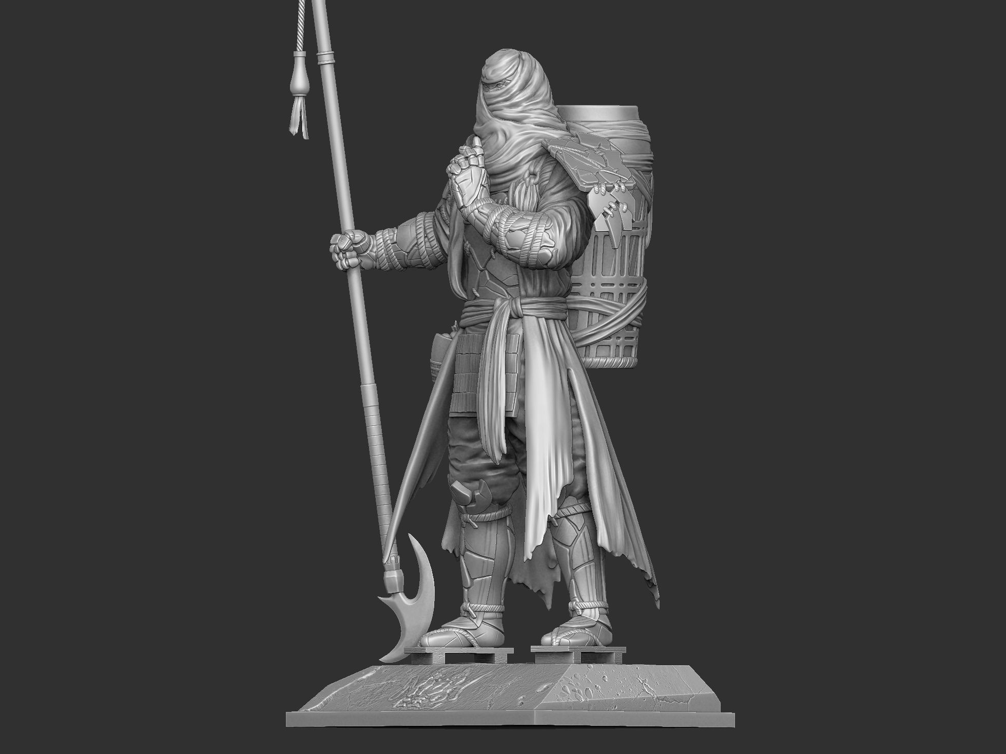 Benkei NIOH2 for 3d print assemble stl 3D print model_50