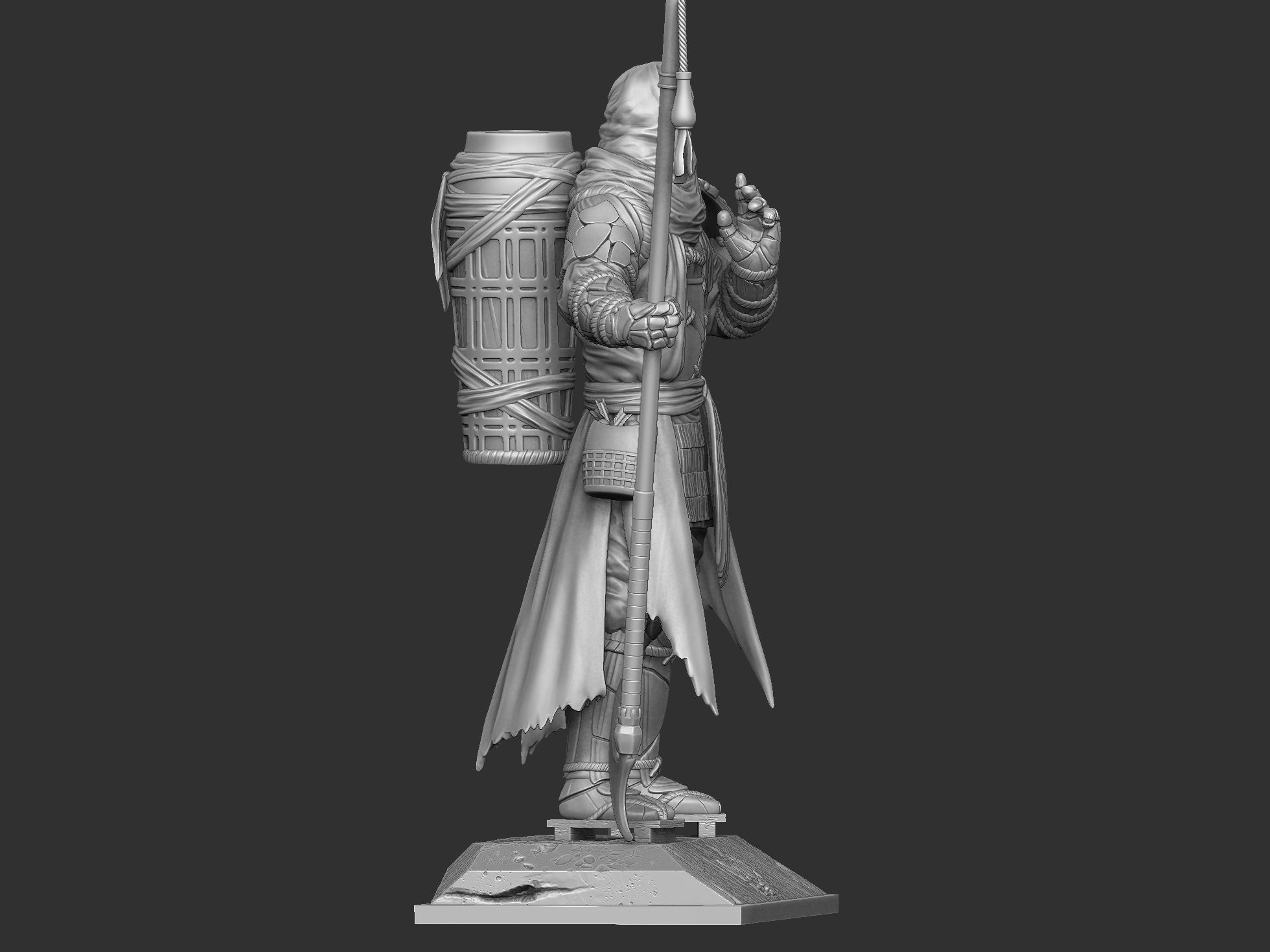Benkei NIOH2 for 3d print assemble stl 3D print model_9