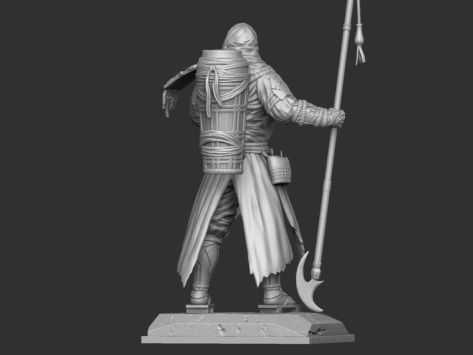 Benkei NIOH2 for 3d print assemble stl 3D print model_5