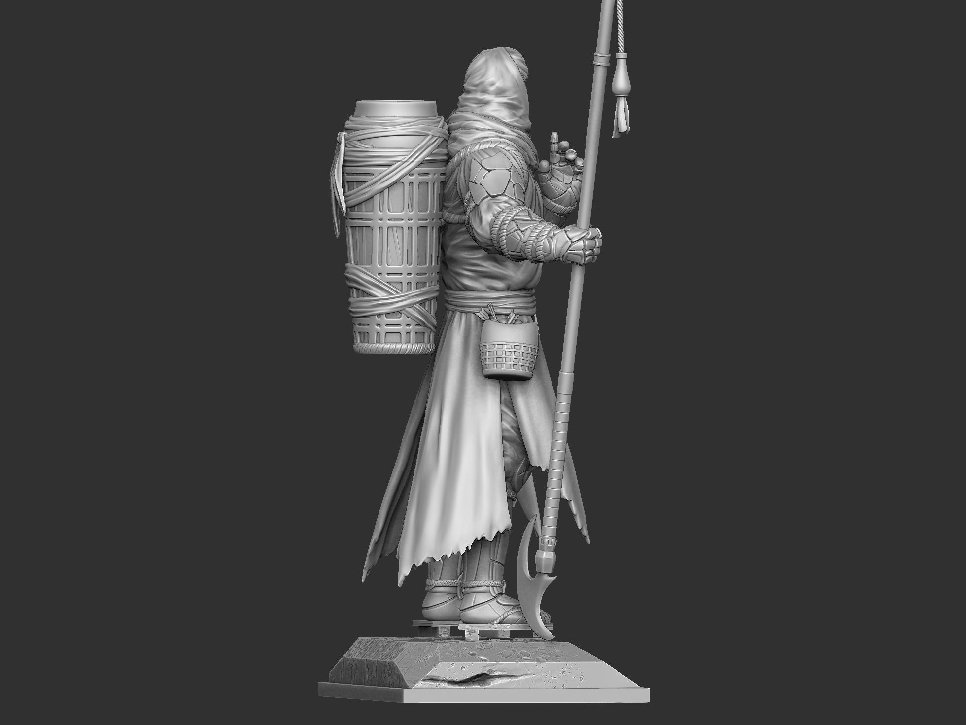 Benkei NIOH2 for 3d print assemble stl 3D print model_7