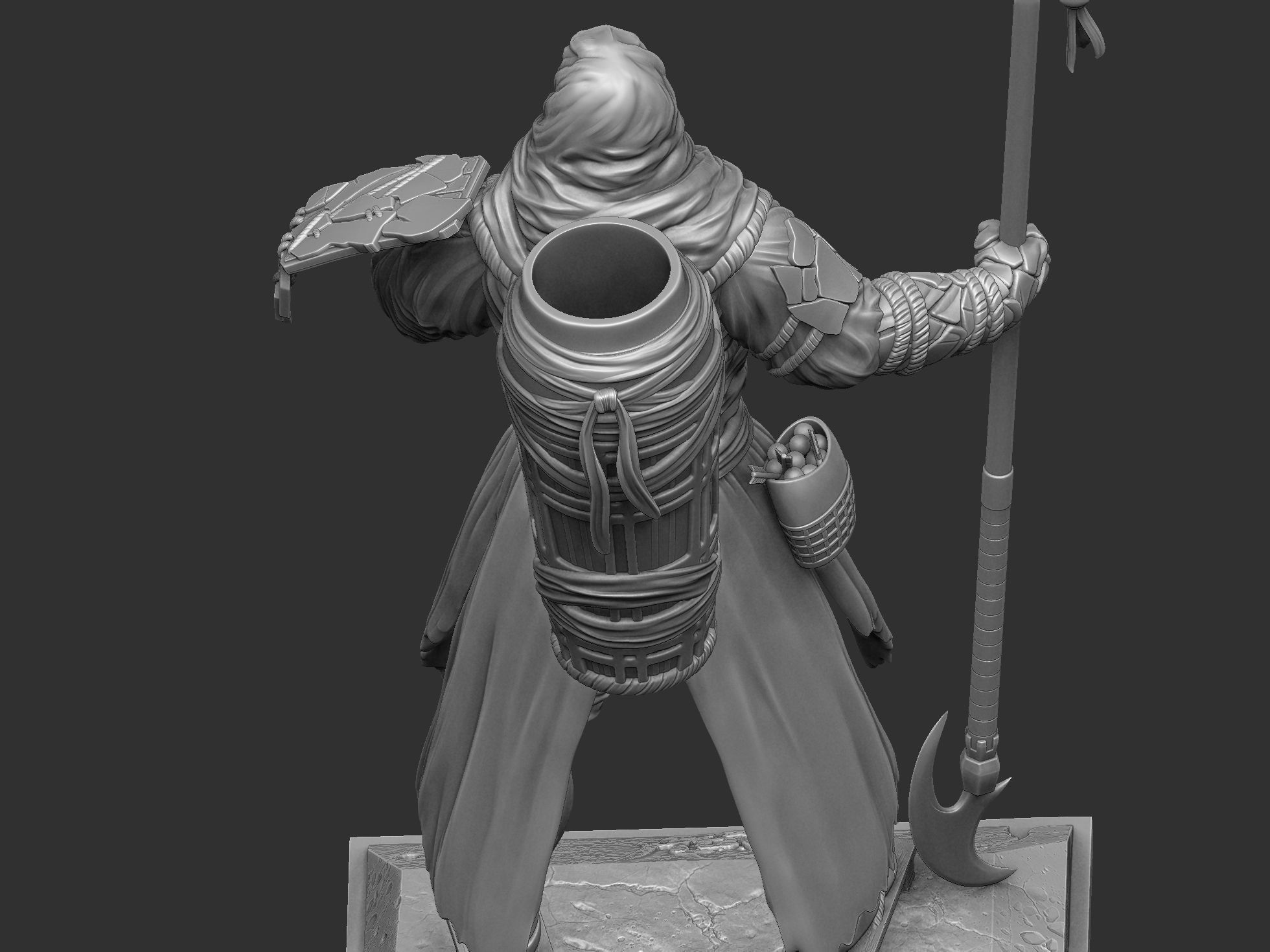 Benkei NIOH2 for 3d print assemble stl 3D print model_18