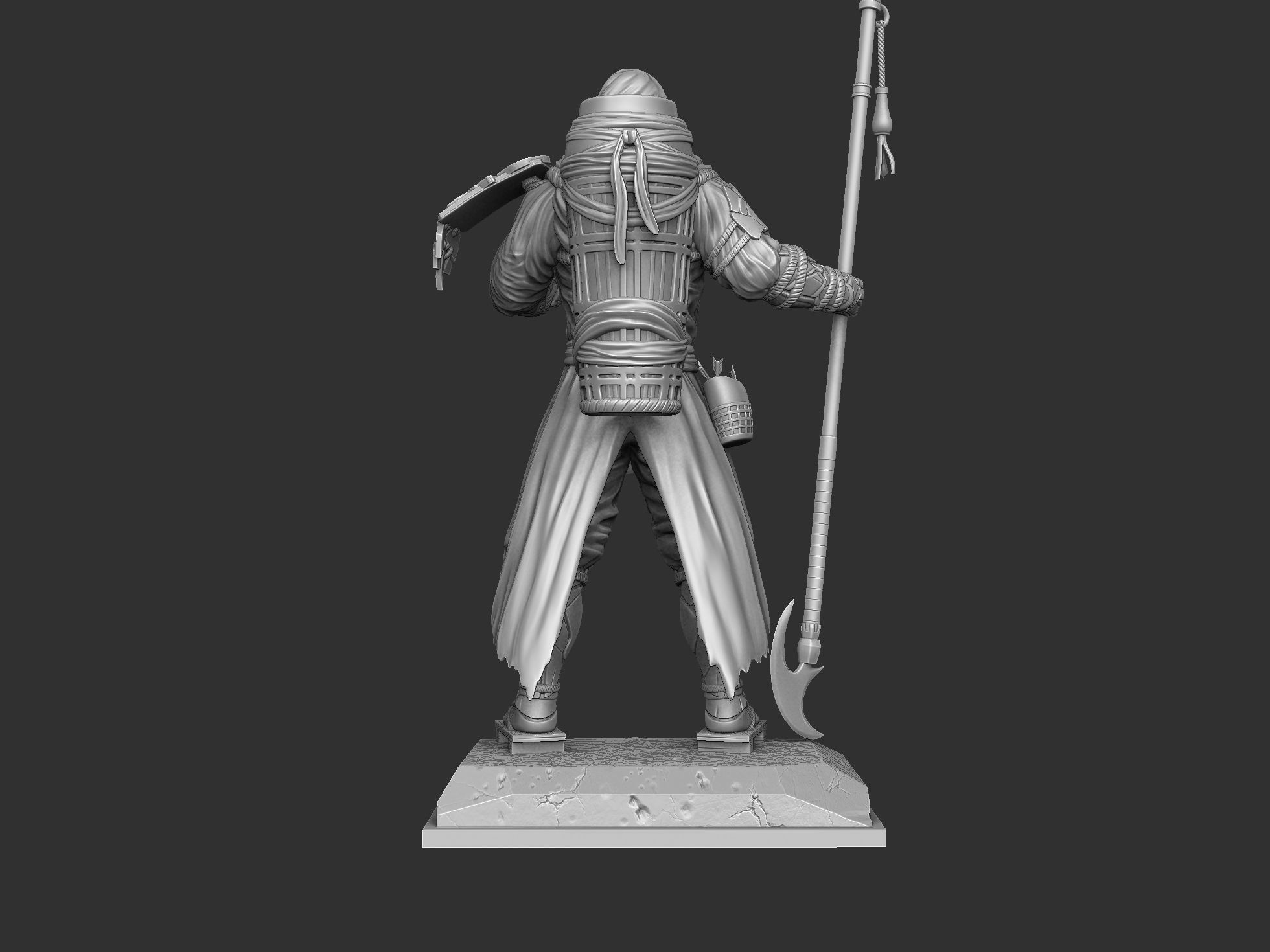Benkei NIOH2 for 3d print assemble stl 3D print model_26