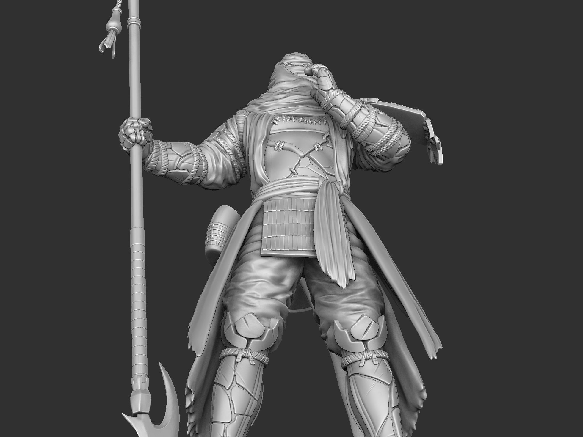 Benkei NIOH2 for 3d print assemble stl 3D print model_23