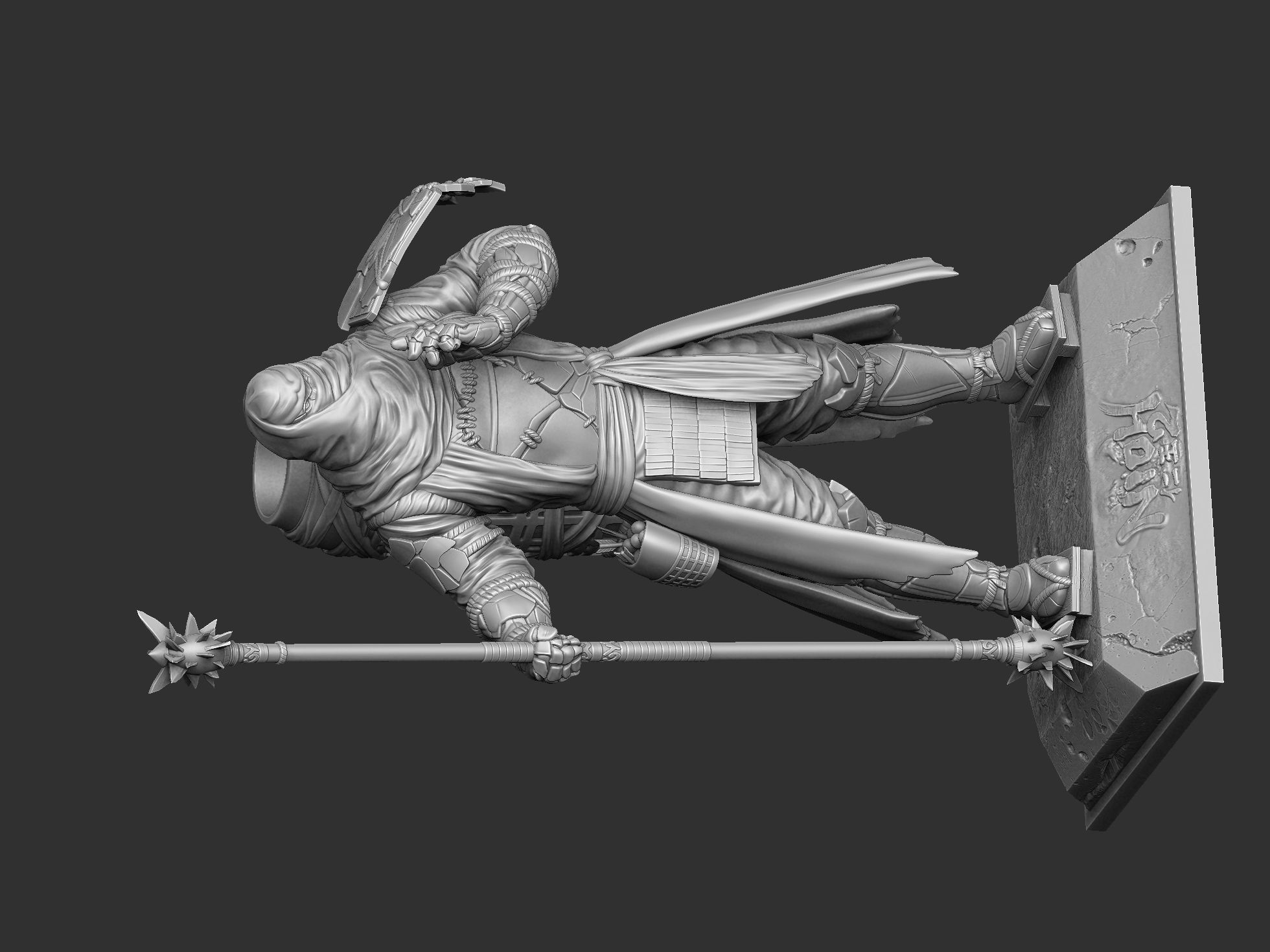 Benkei NIOH2 for 3d print assemble stl 3D print model_37