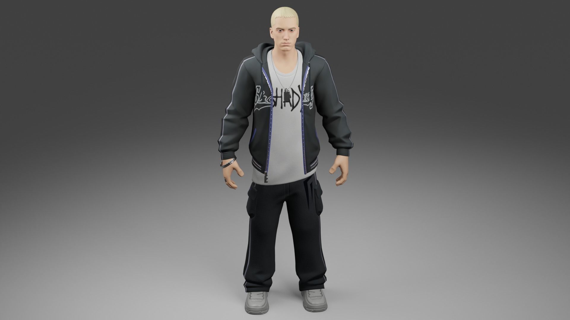 Eminem - Slim Shady 3D model_4
