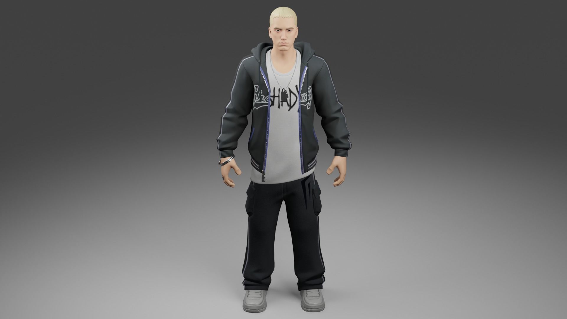 Eminem - Slim Shady 3D model_2