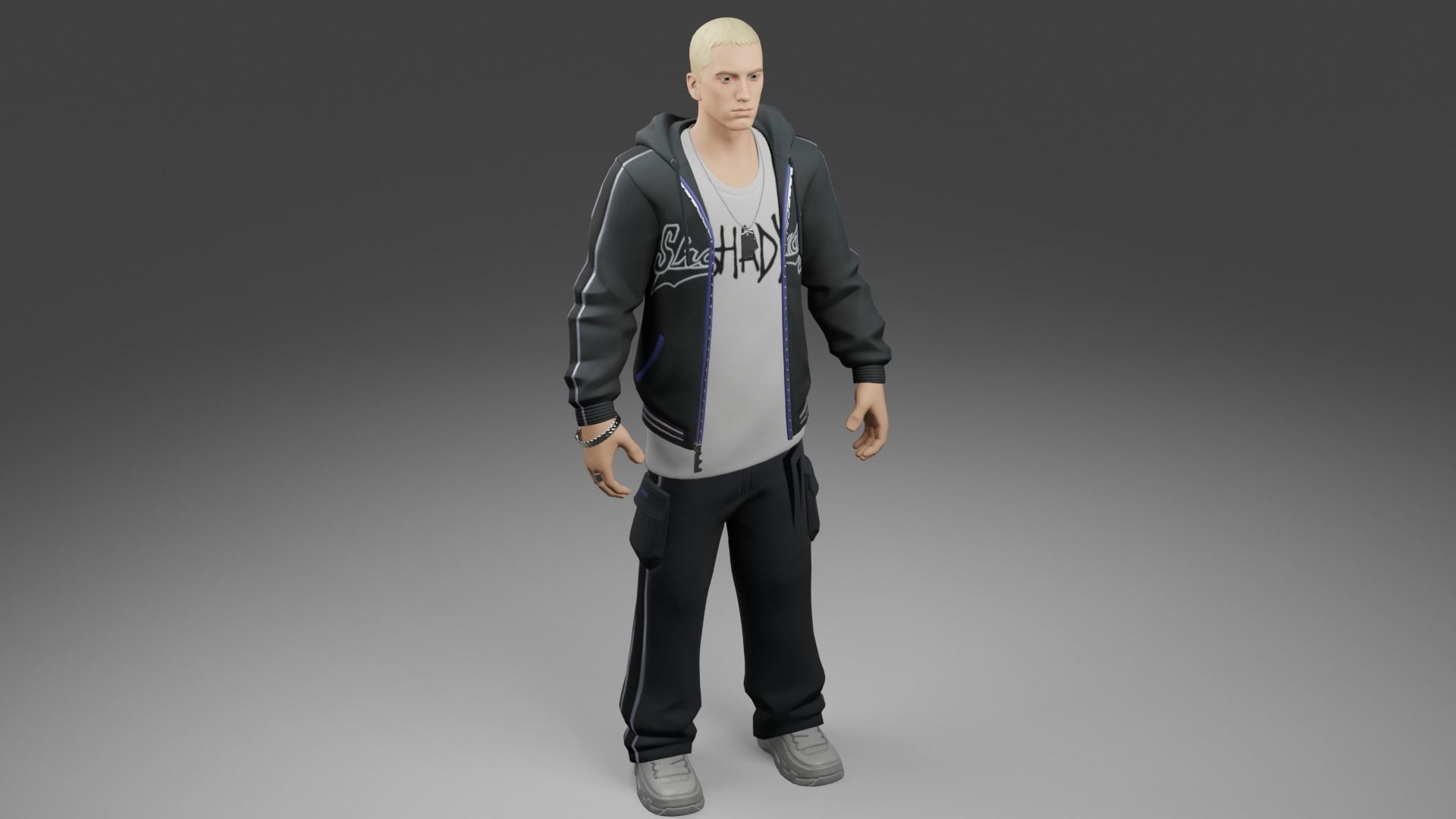 Eminem - Slim Shady 3D model_9