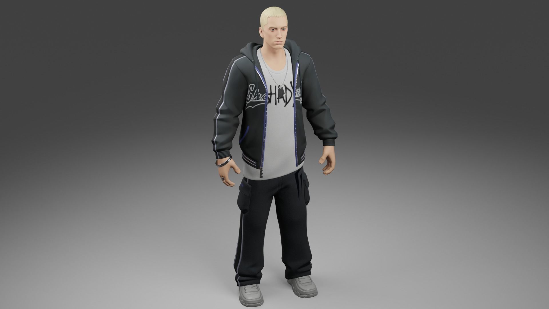 Eminem - Slim Shady 3D model_8