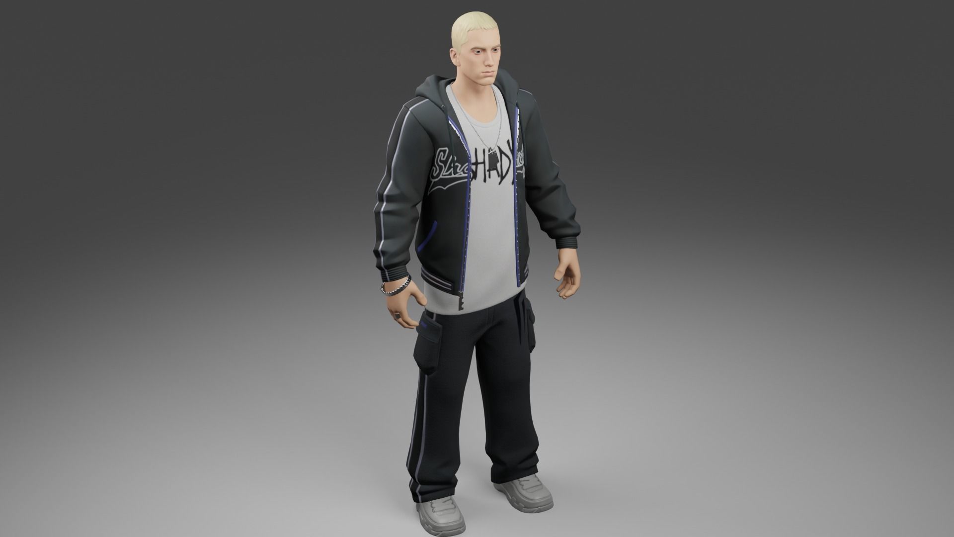 Eminem - Slim Shady 3D model_10