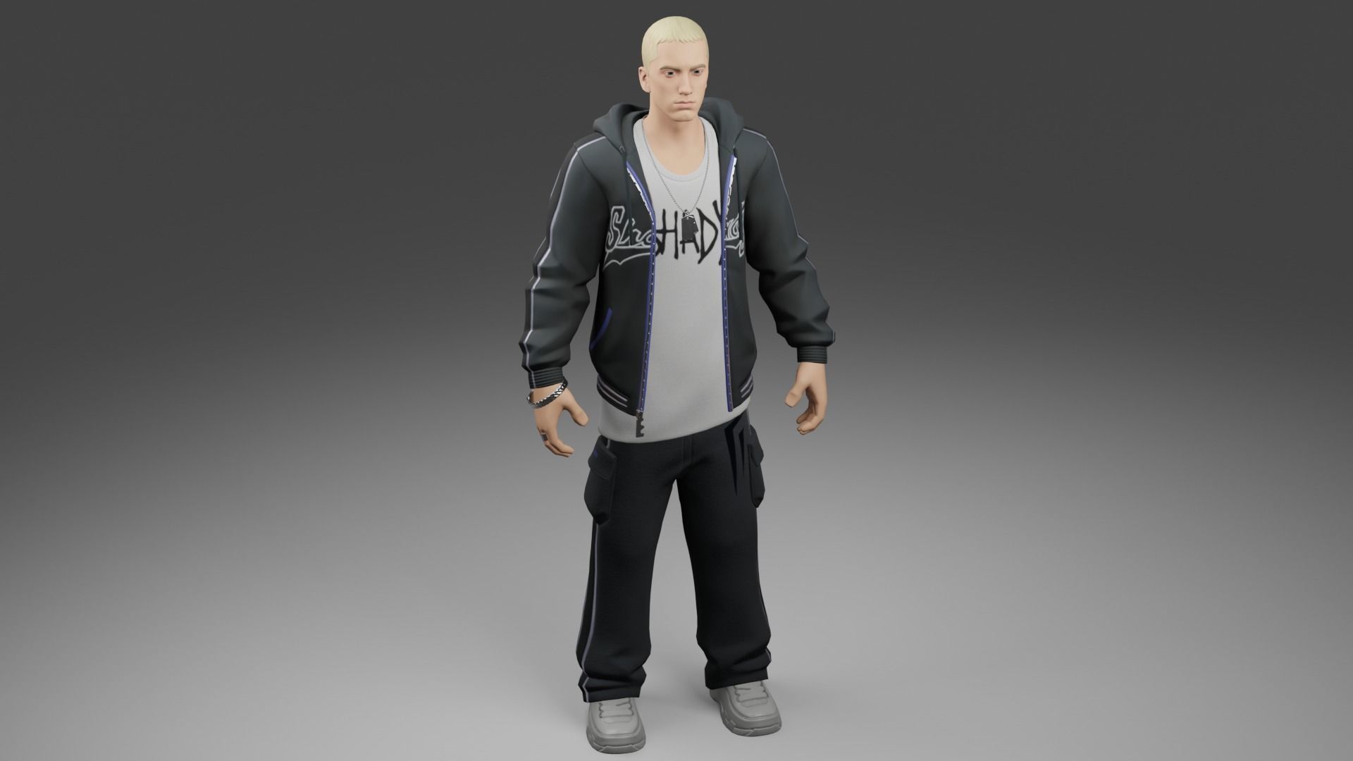 Eminem - Slim Shady 3D model_7