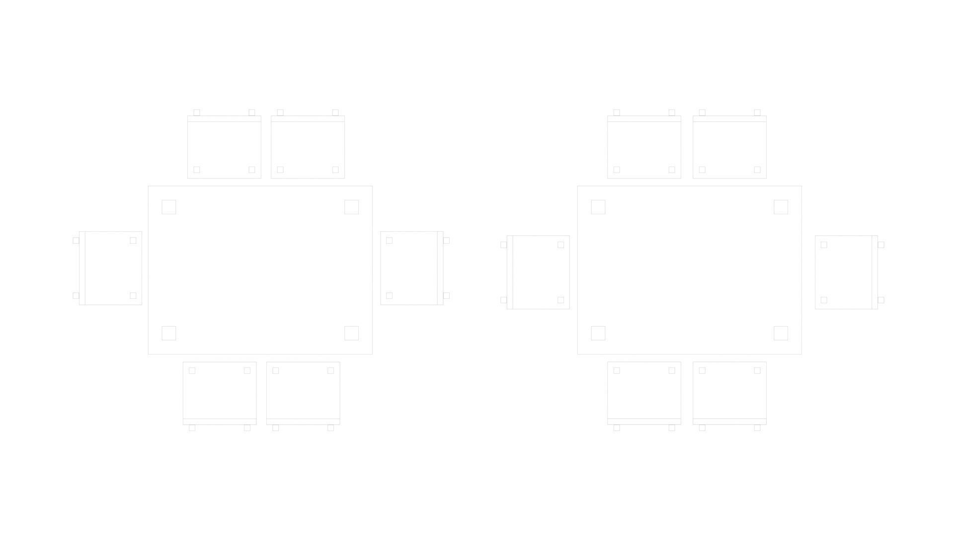 Low Poly Game Ready Table and Chairs Low-poly 3D model_19