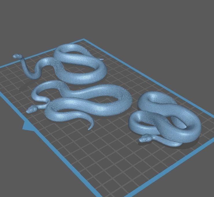 Ball Pythons Realistic Royal Python Pet Snake 3D Print Model 3D model ...