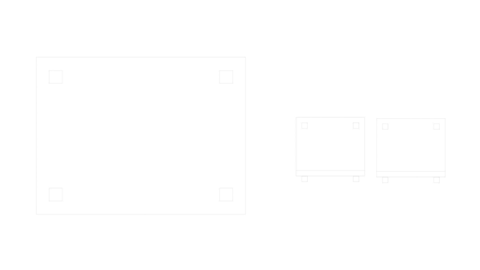 Low Poly Game Ready Table and Chairs Low-poly 3D model_20