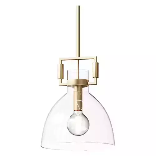 Postmodern All Copper Crystal Chandelier For Living Room Bedroom