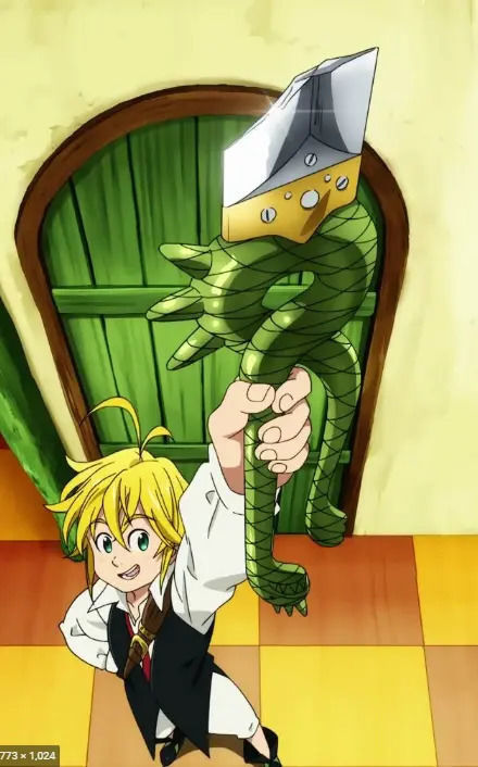 Meliodas Dragon handle Sword 3D print model_1