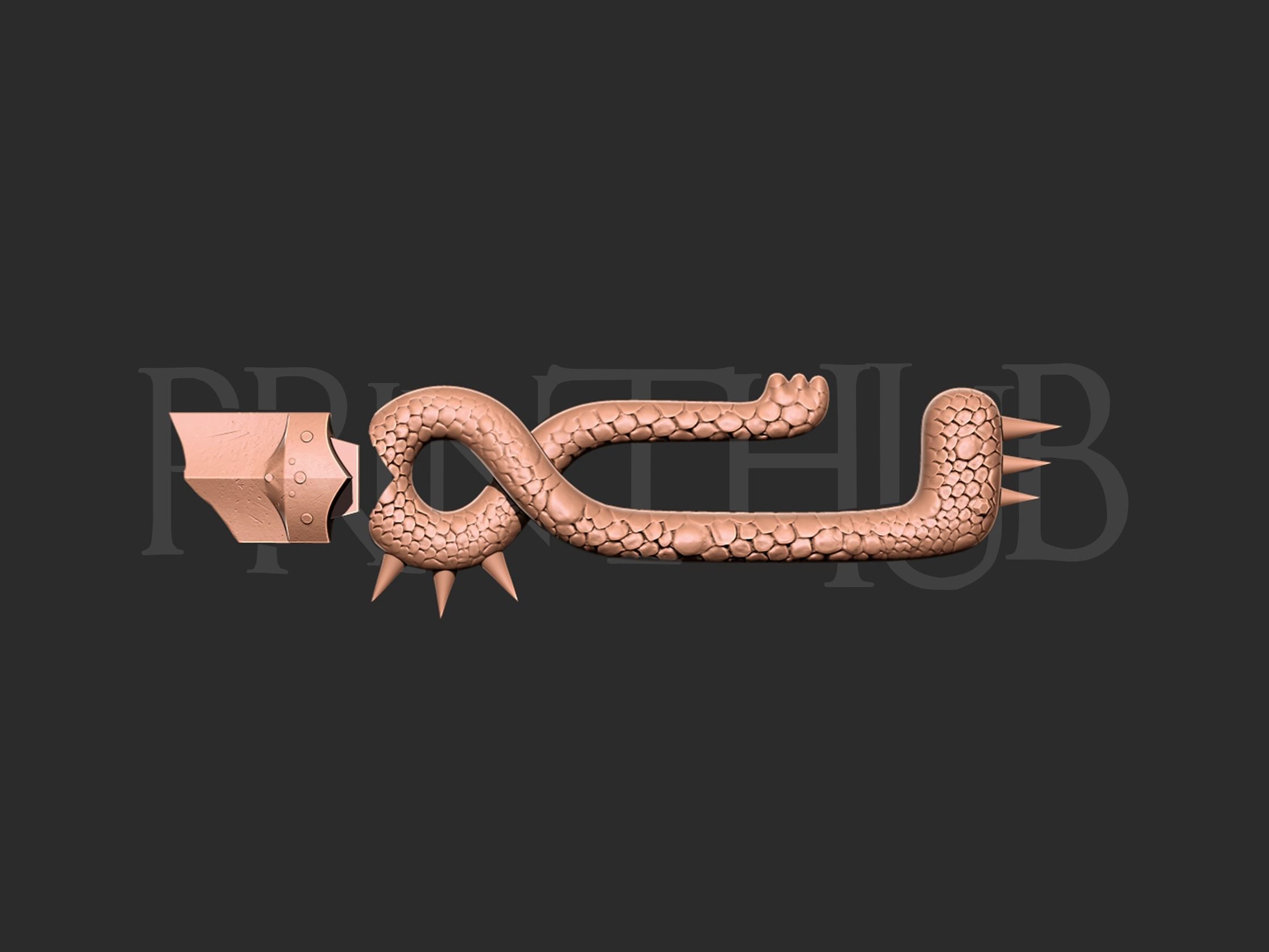 Meliodas Dragon handle Sword 3D print model_6
