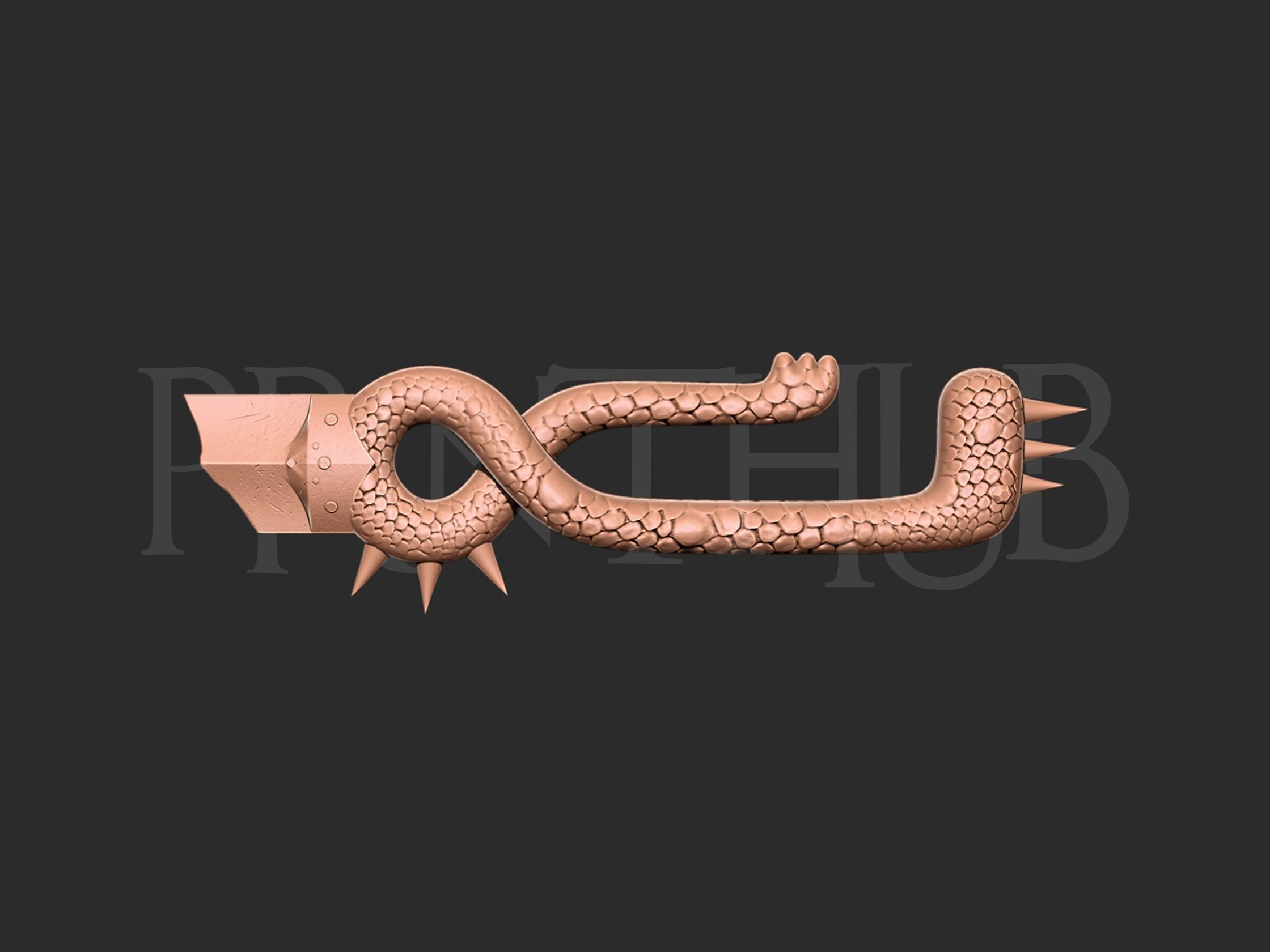 Meliodas Dragon handle Sword 3D print model_5