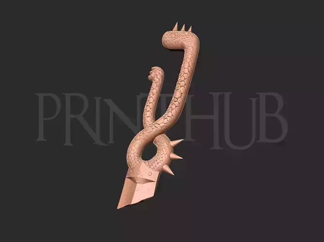 Meliodas Dragon handle Sword 3D print model